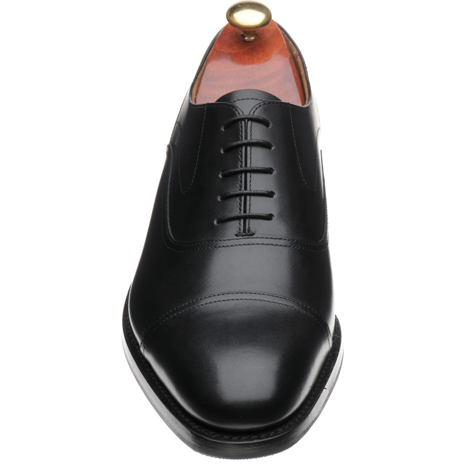 Barker Cherwell mens hybrid-soled Oxfords in black calf - Image 2