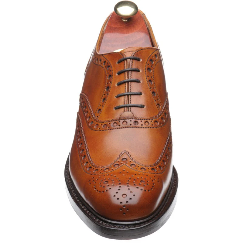 Barker Westfield mens brogues in cedar calf - Image 2
