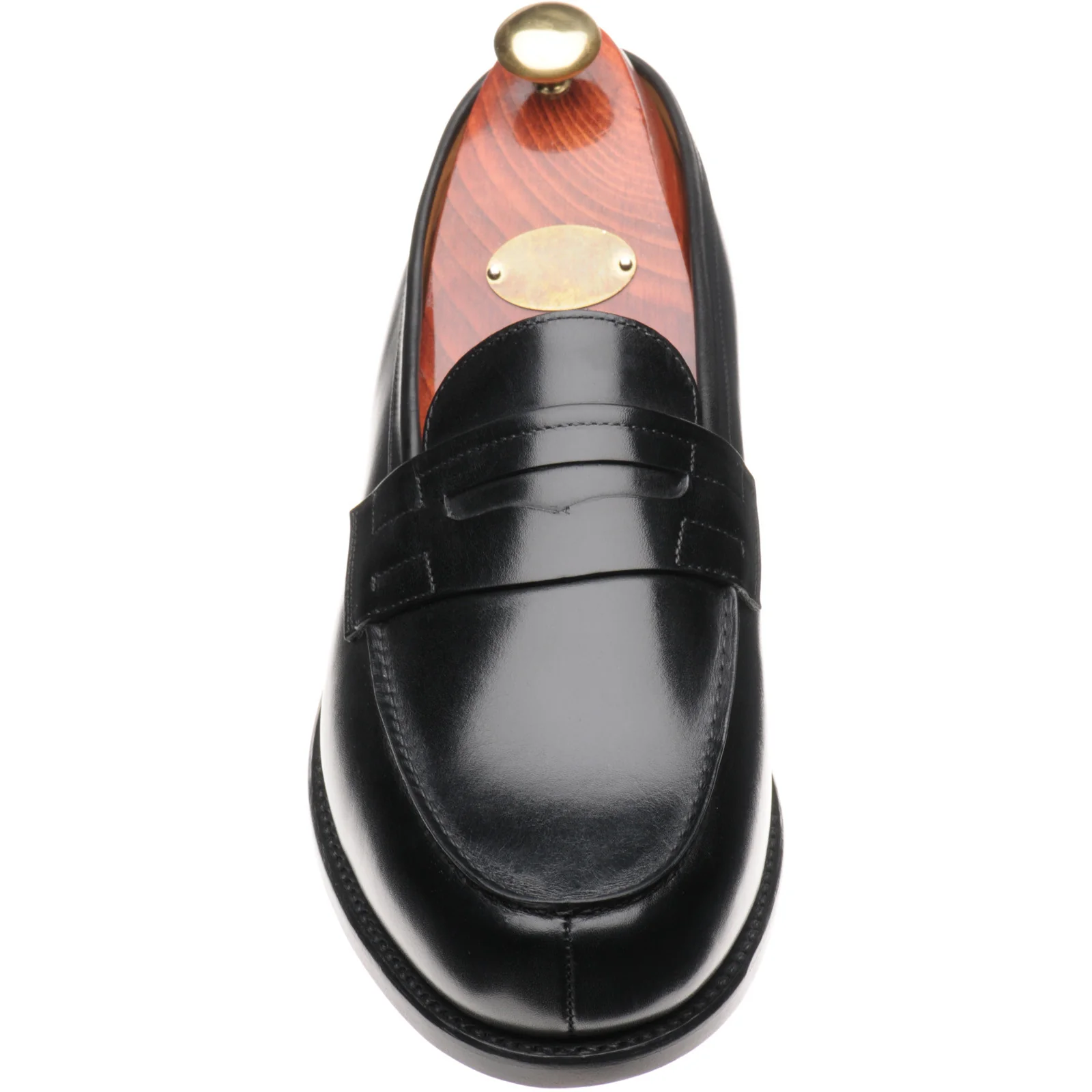 Carlos Santos 1902 mens loafers in black calf - Image 2