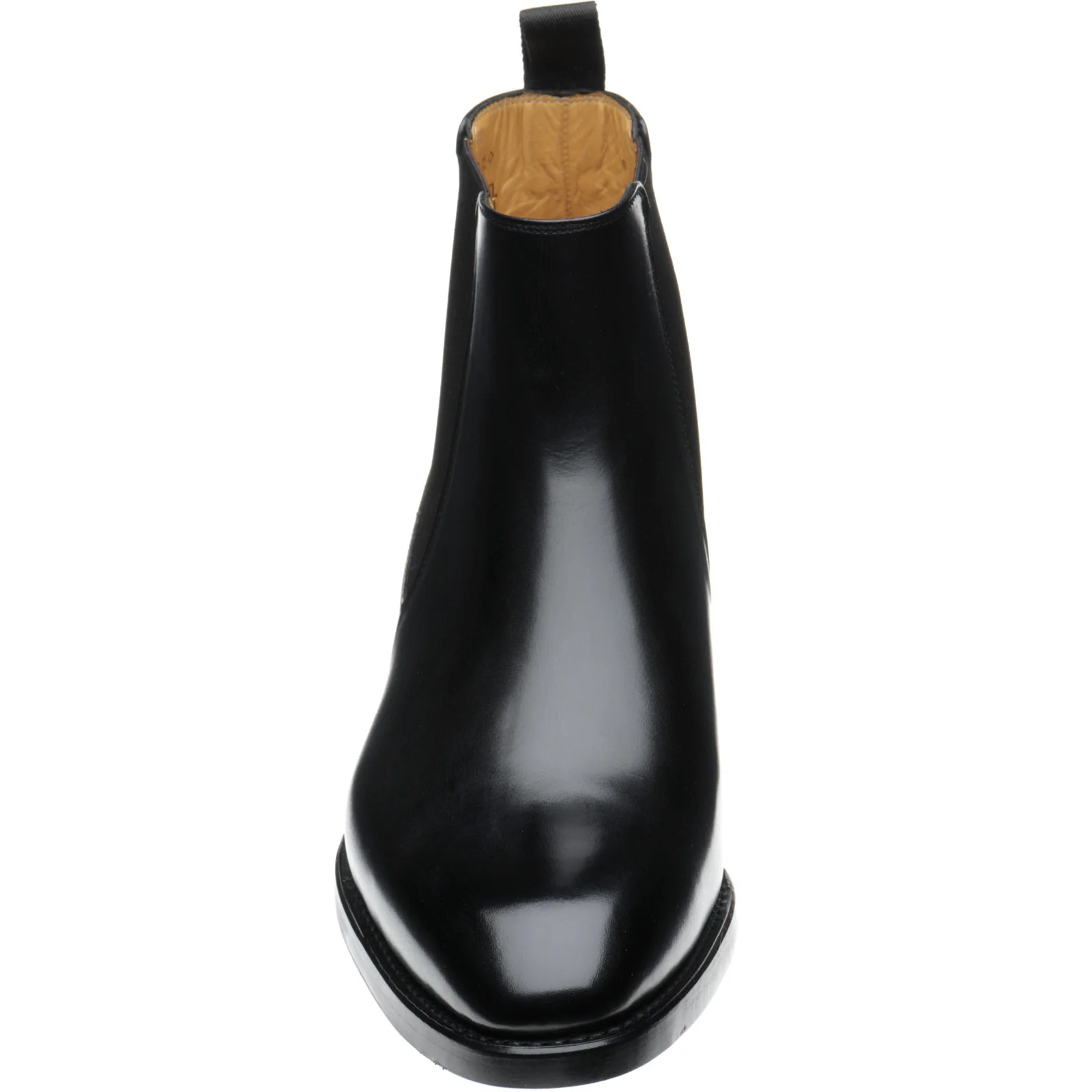 Carlos Santos 7902 Rubber mens rubber-soled Chelsea boots in black calf - Image 2
