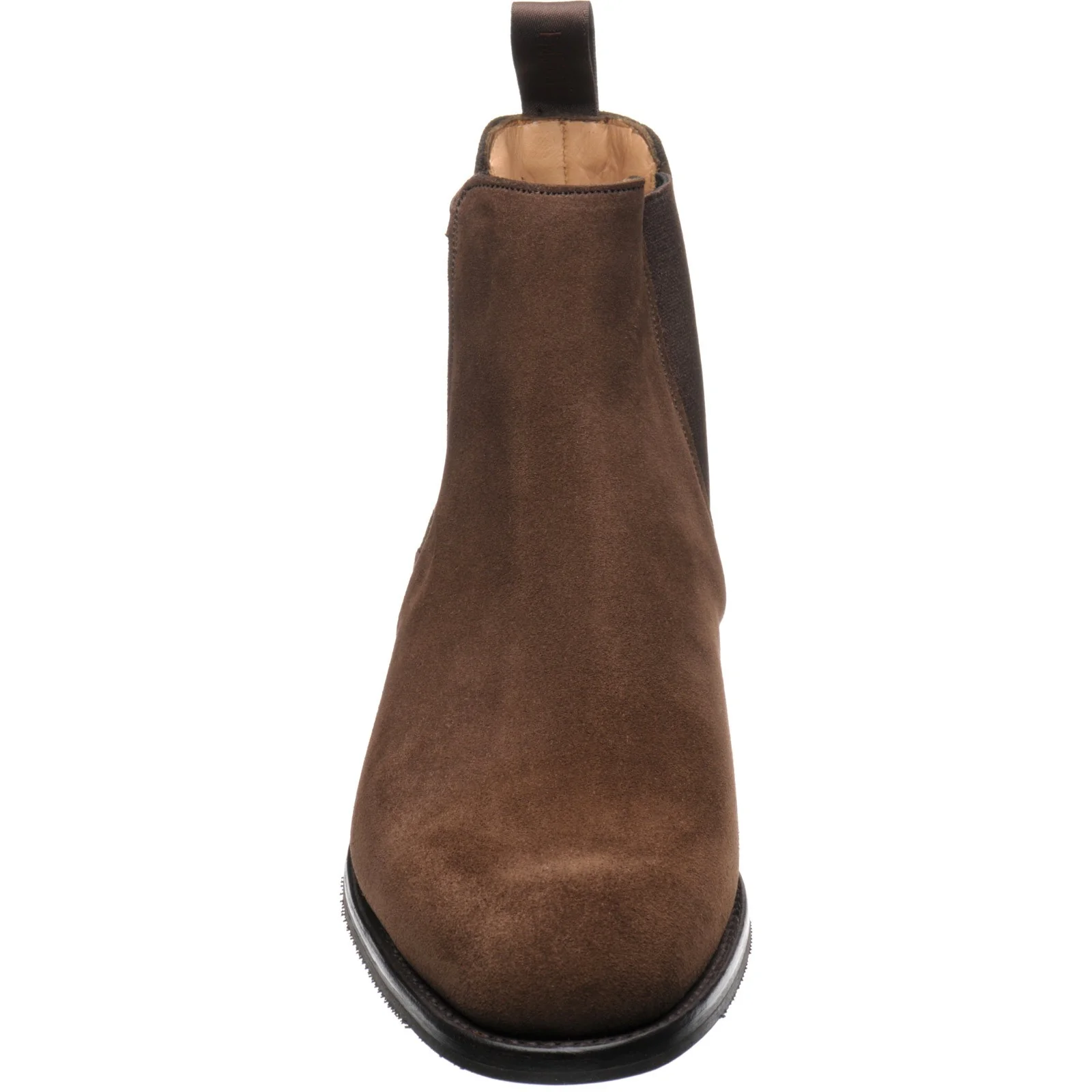 Cheaney Godfrey D mens rubber-soled Chelsea boots in plough suede - Image 2