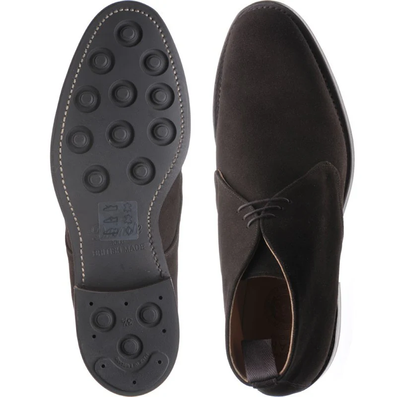 Cheaney Jackie III Rubber mens rubber-soled Chukka boots in pony suede - Image 3
