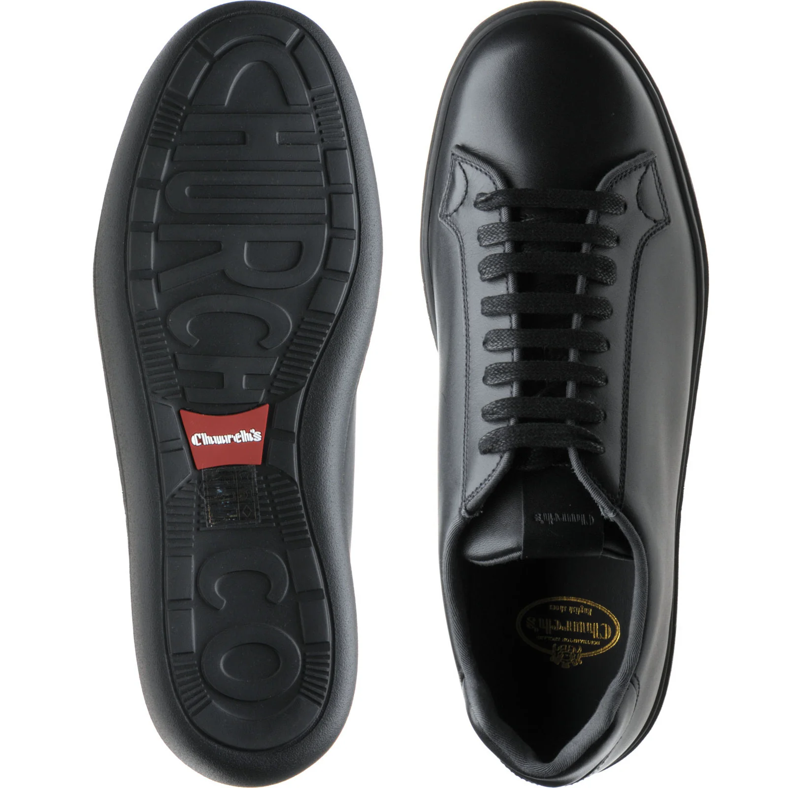 Church Boland mens rubber-soled in black calf - Image 3