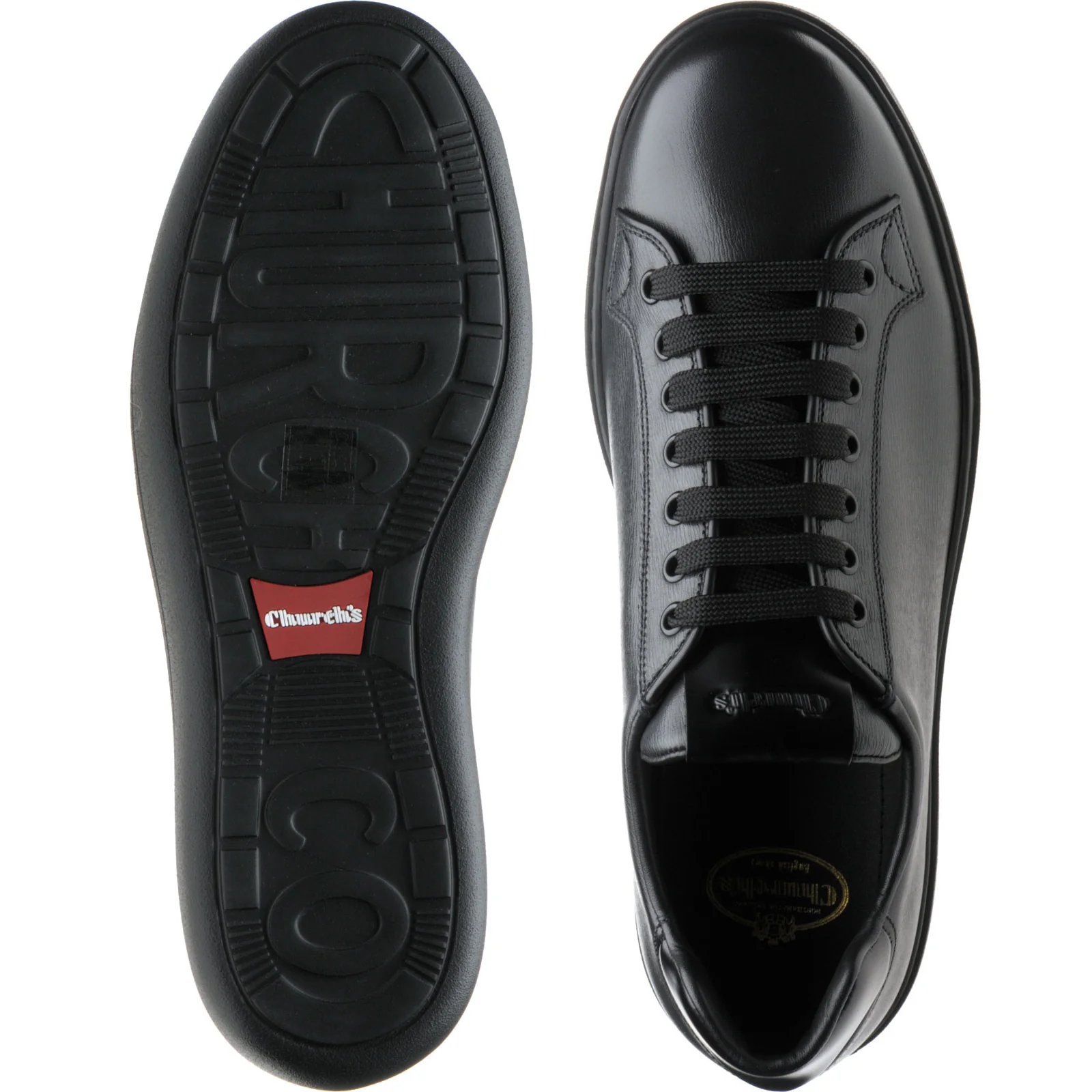 Church Boland Plus 2 mens rubber-soled in anthracite black - Image 3