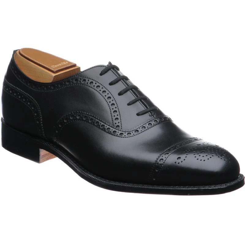 Church Diplomat mens semi-brogues in black calf