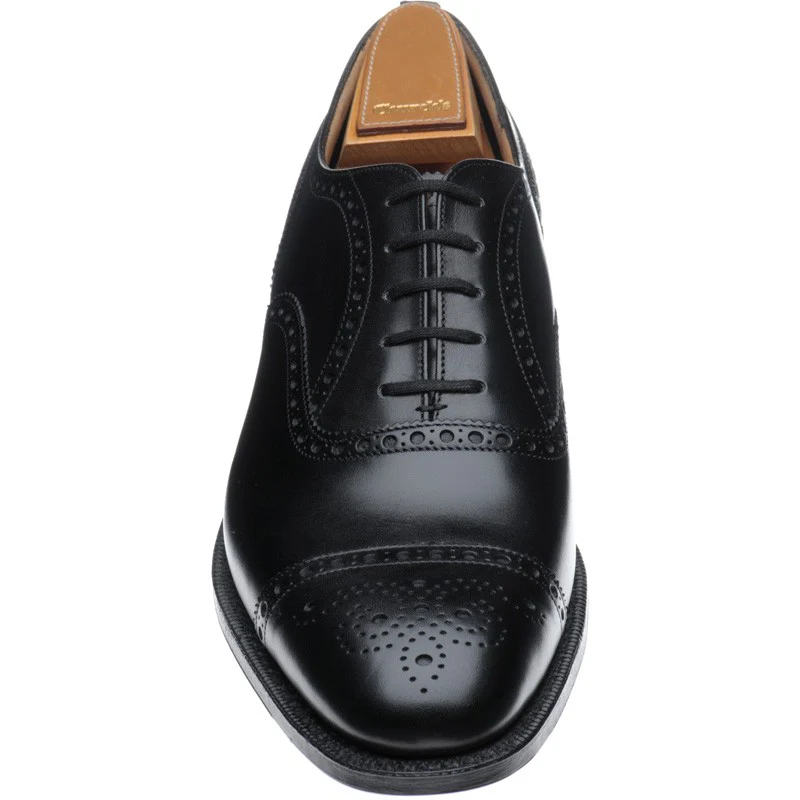 Church Diplomat mens semi-brogues in black calf - Image 2