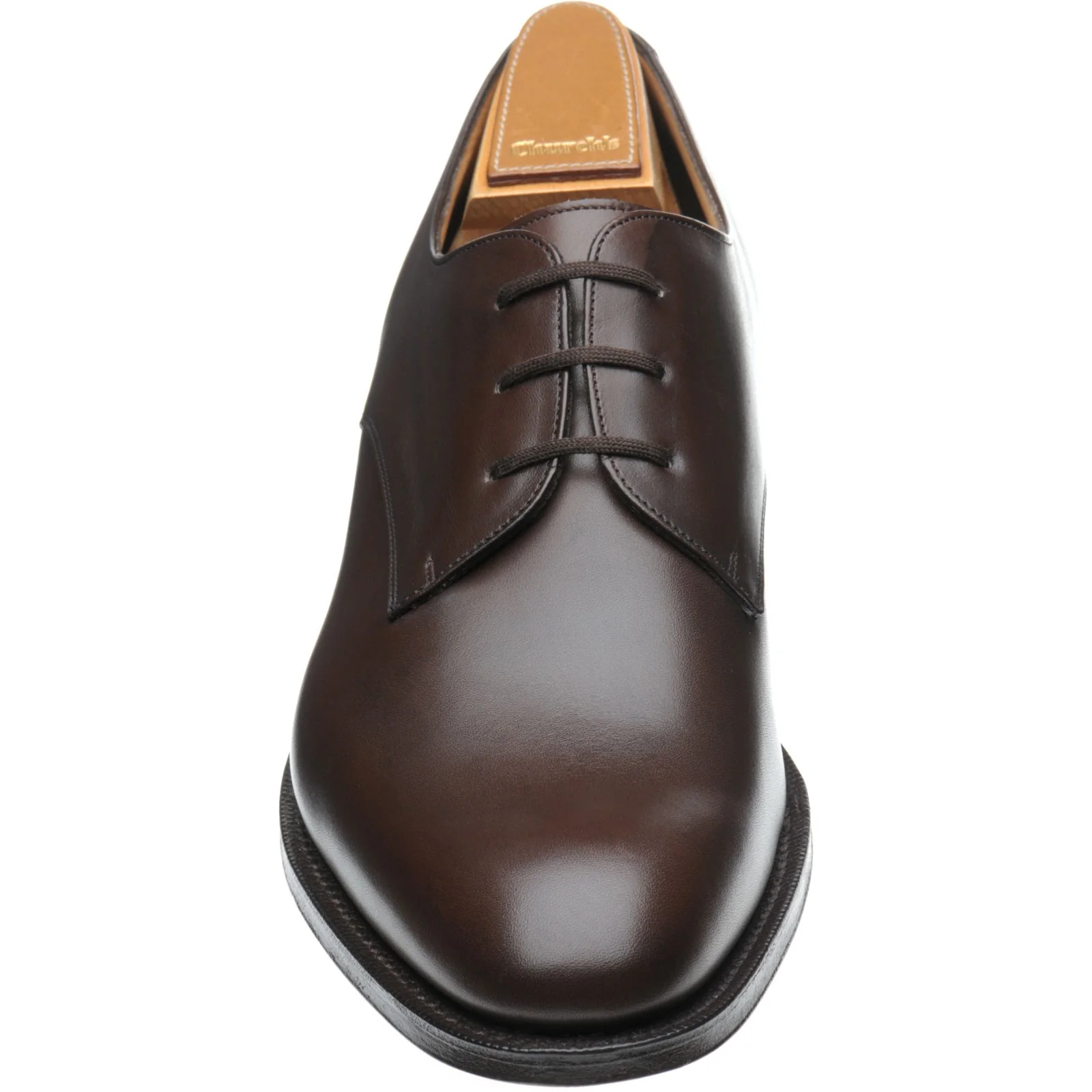 Church Oslo mens Derby shoes in ebony calf - Image 2