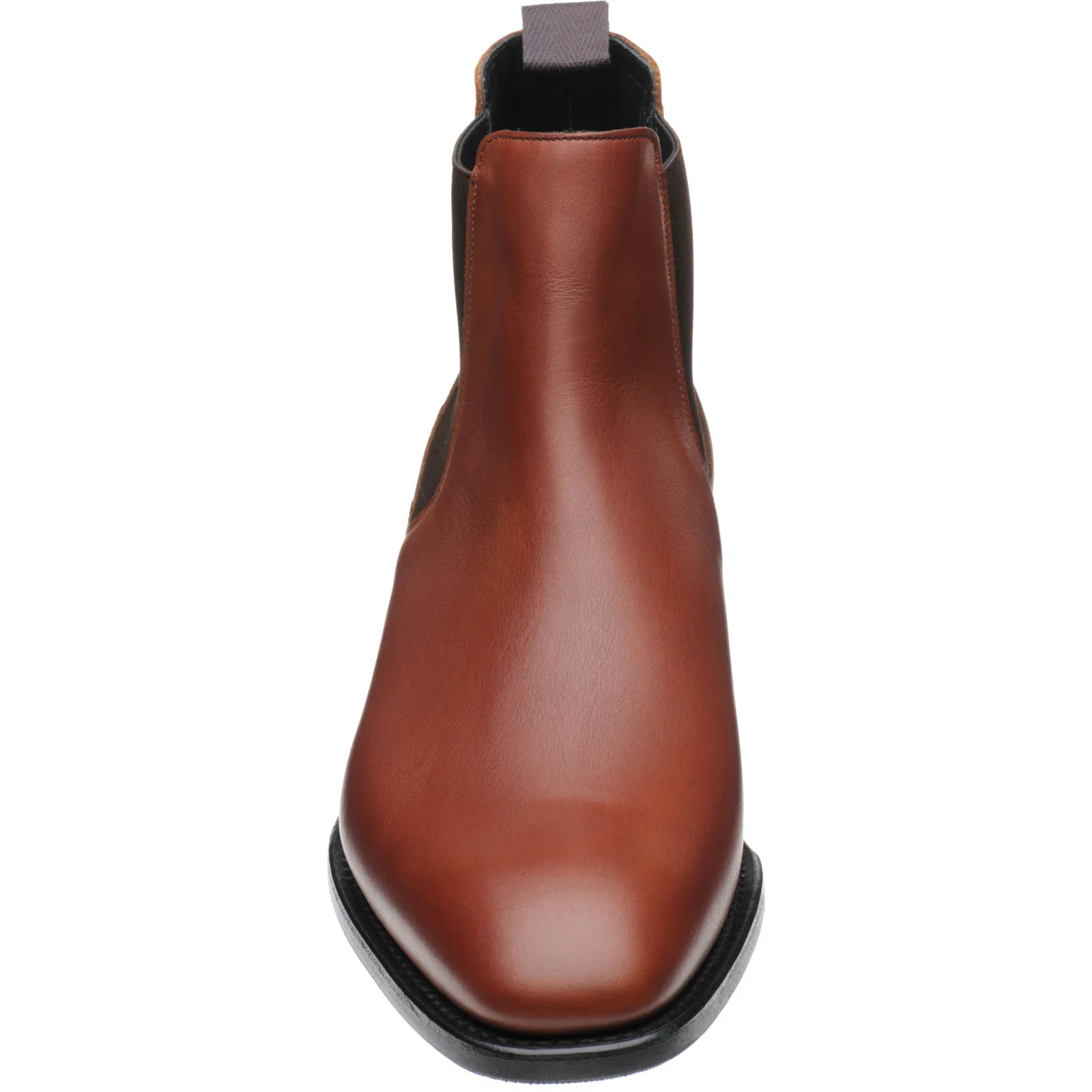 Church Prenton mens rubber-soled Chelsea boots in brandy calf - Image 2