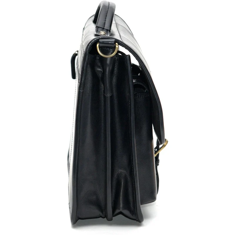 Herring Aldgate Briefcase in black calf - Image 2