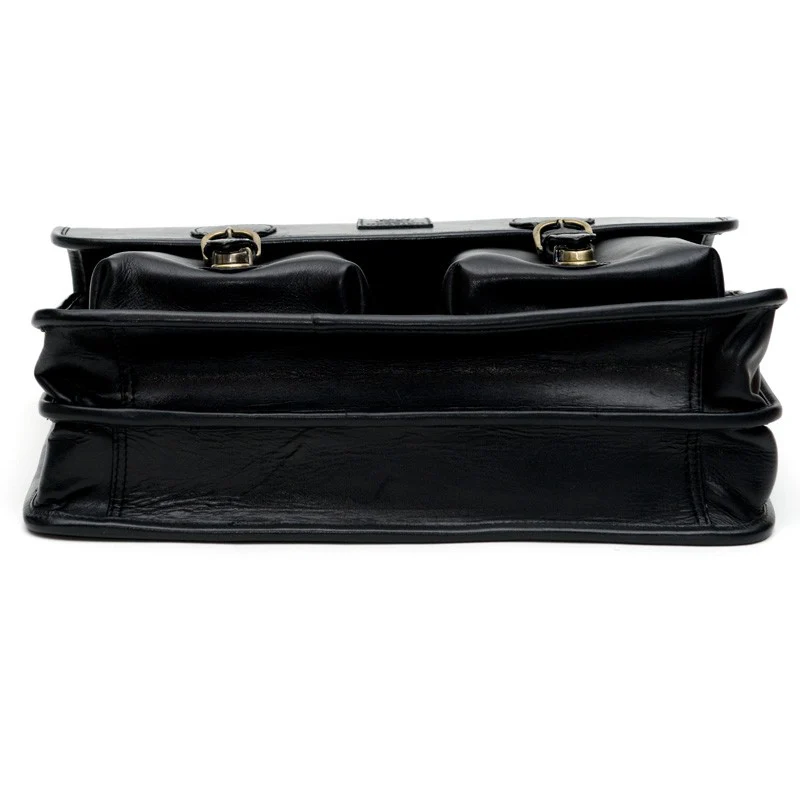 Herring Aldgate Briefcase in black calf - Image 3