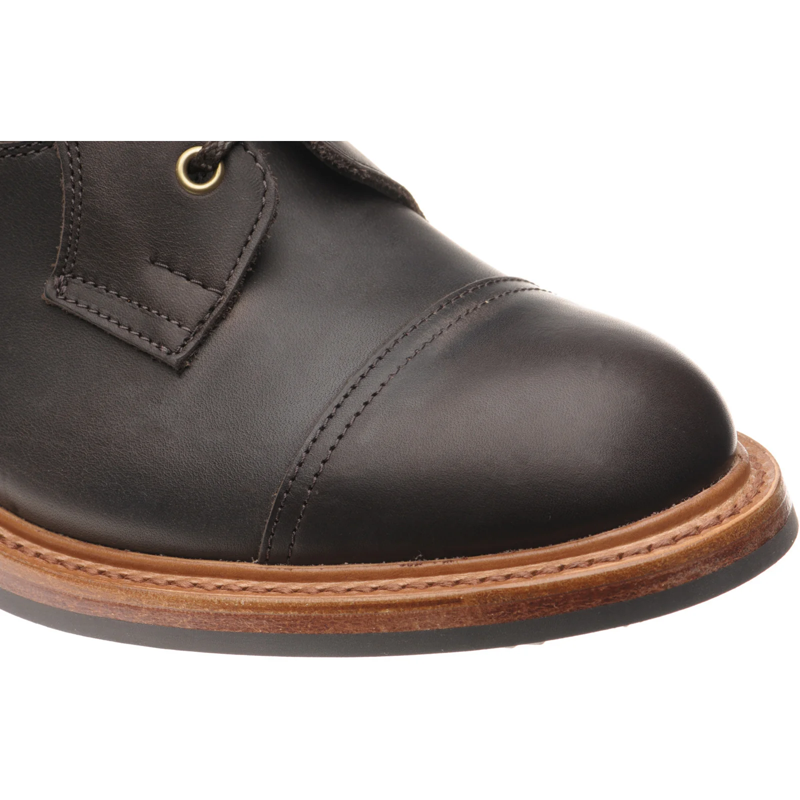 Herring Allan mens rubber-soled boots in dark brown - Image 4