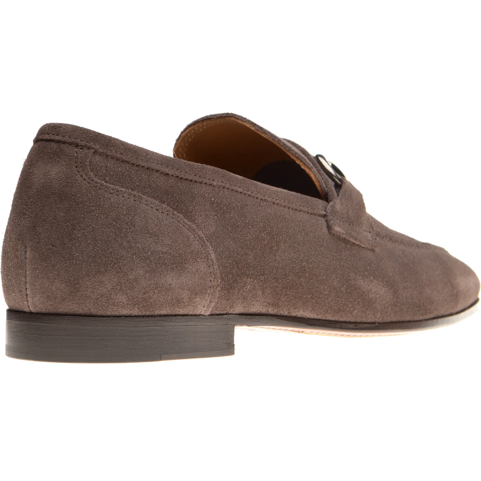 Herring Ancona mens hybrid-soled loafers in mocha suede - Image 4
