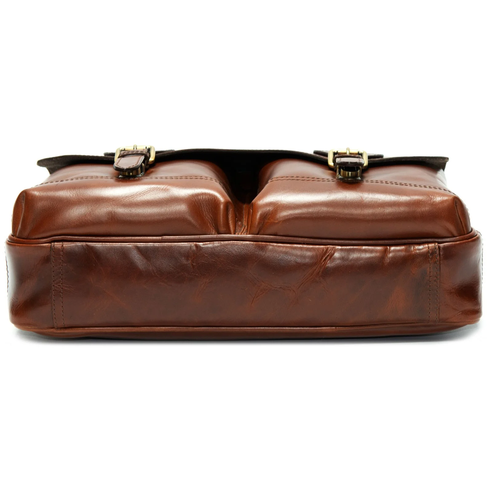 Herring Archway Briefcase in brandy calf - Image 4