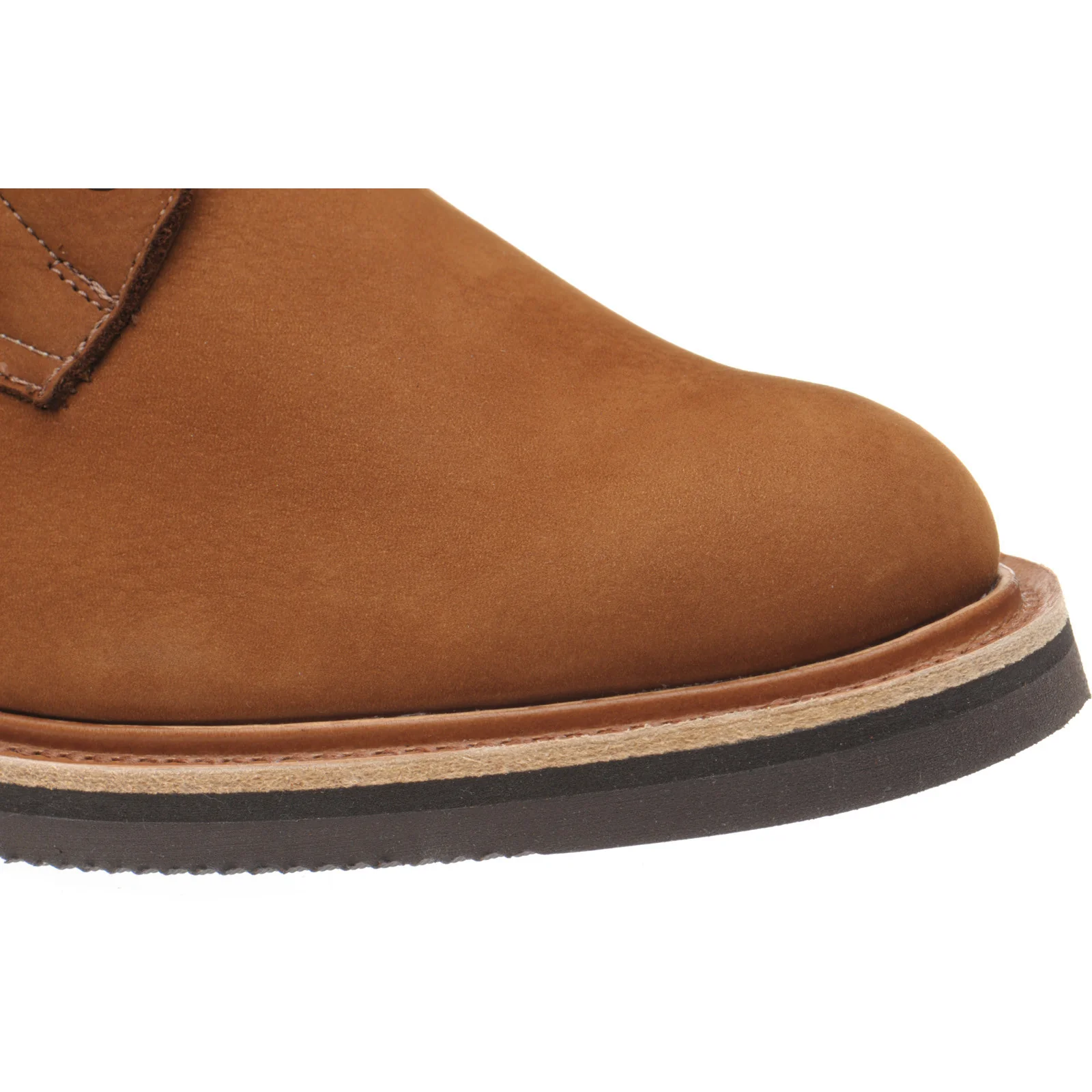 Herring Bernwood mens rubber-soled boots in whiskey hydro nubuck - Image 5