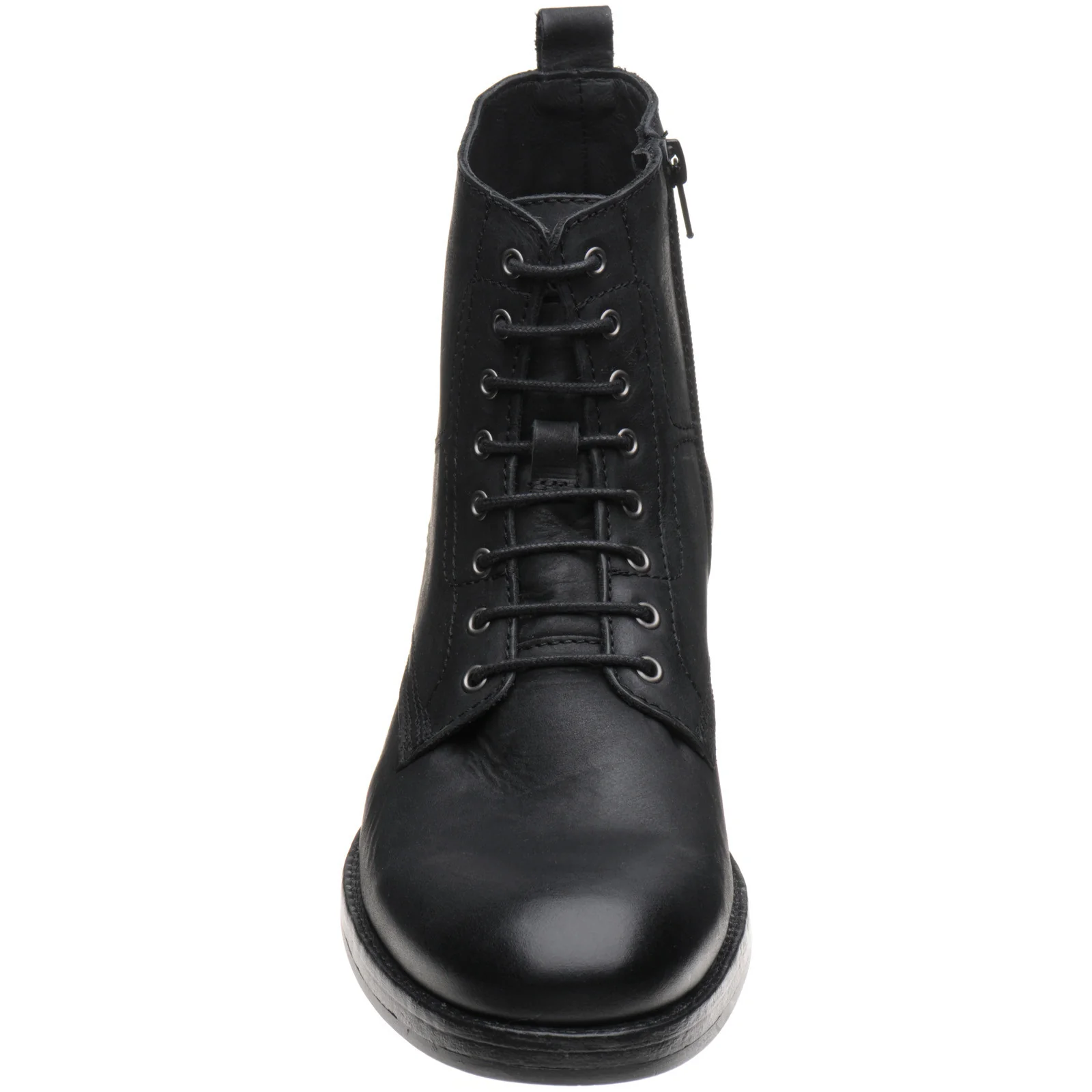 Herring Bridges mens rubber-soled boots in black waxy calf (second) - Image 2
