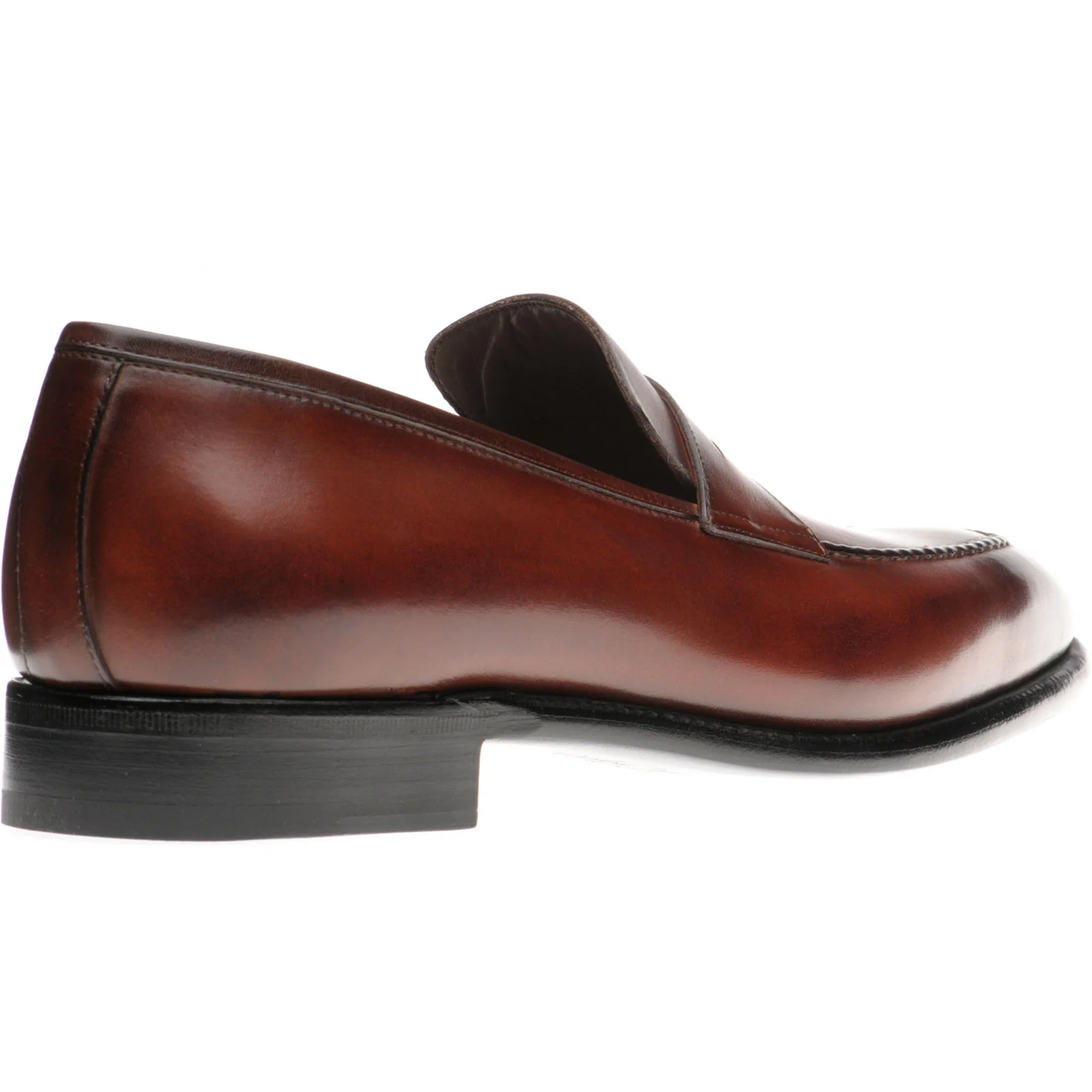 Herring Cadogan mens loafers in rosewood calf - Image 4