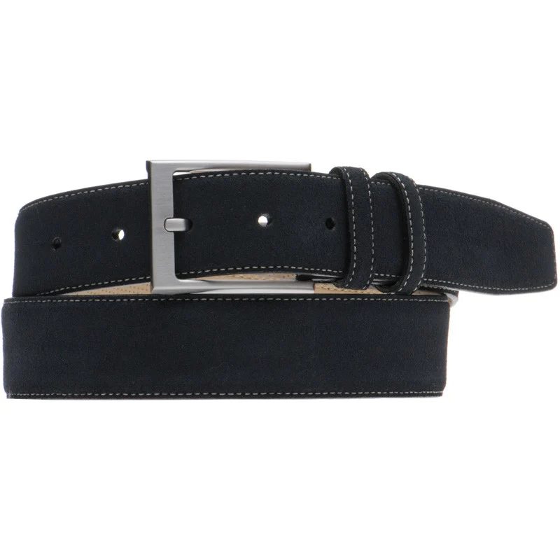 Herring Caserta Belt in navy suede