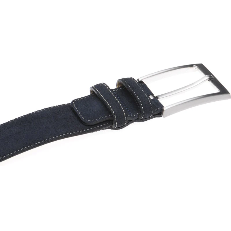 Herring Caserta Belt in navy suede - Image 2