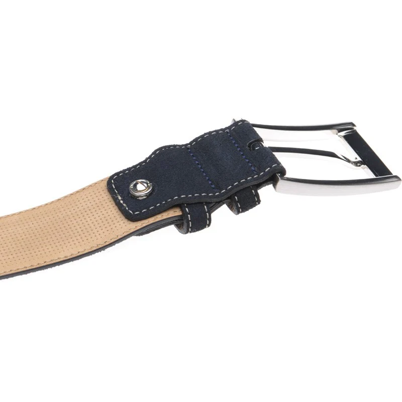 Herring Caserta Belt in navy suede - Image 3