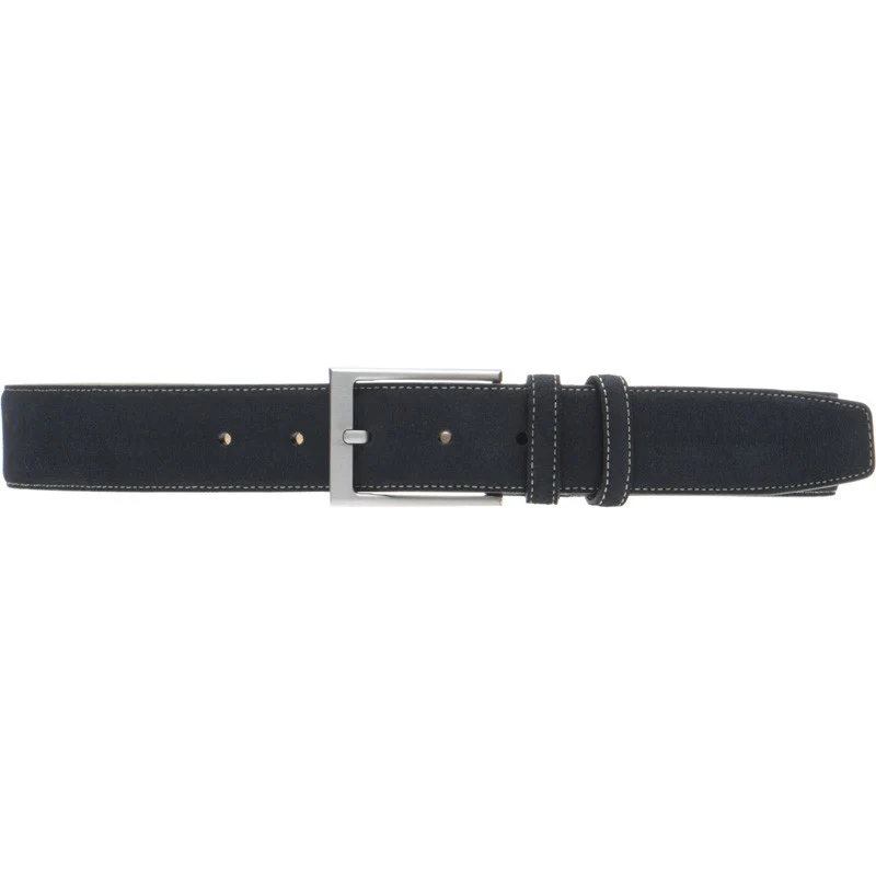 Herring Caserta Belt in navy suede - Image 5