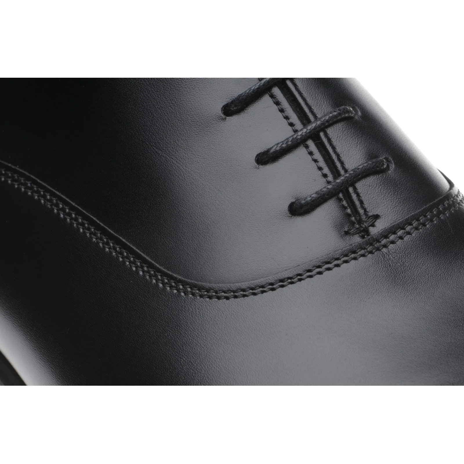 Herring Churchill II mens Oxfords in black calf - Image 4