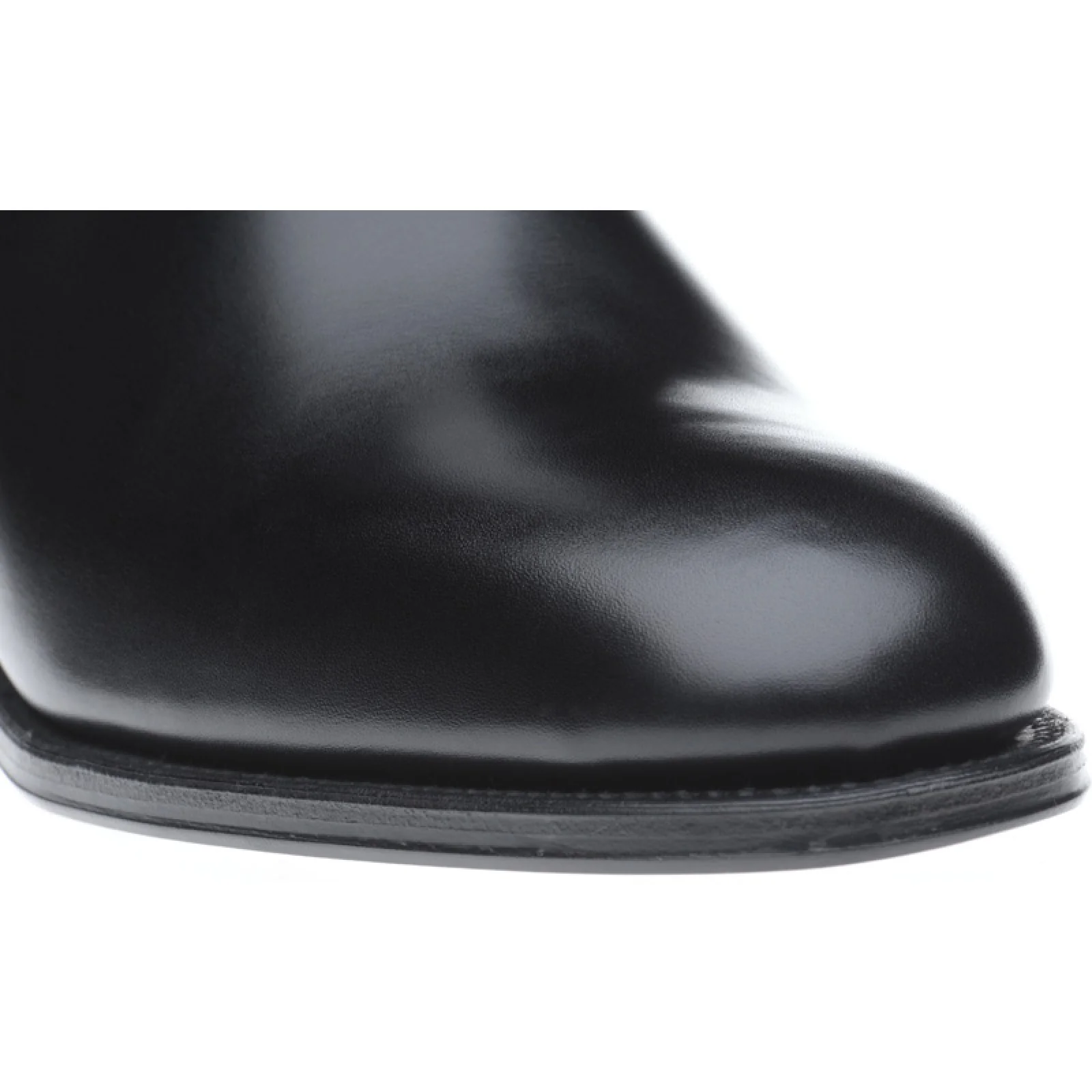 Herring Coltham mens hybrid-soled Chelsea boots in black calf (second) - Image 5