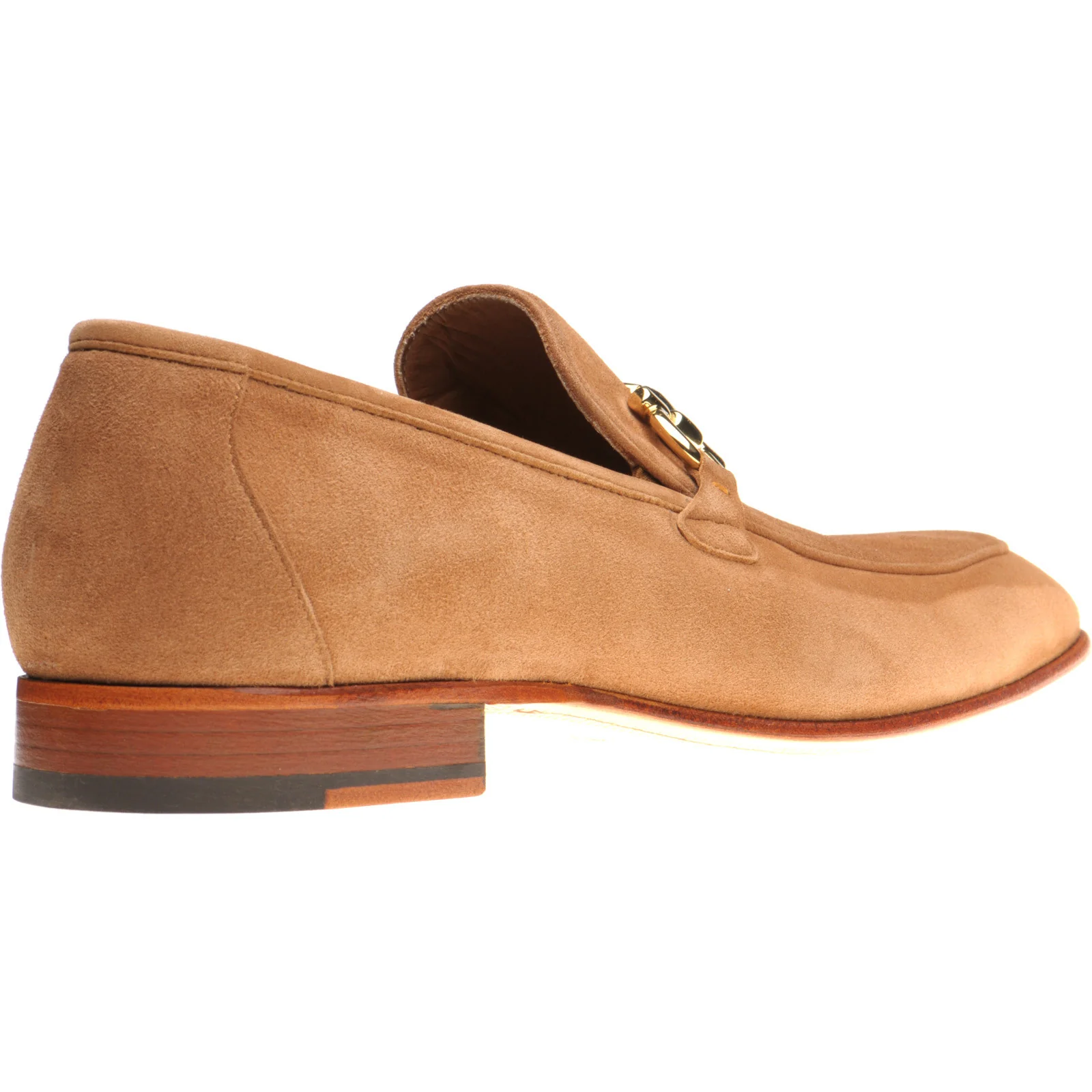 Herring Dillon mens loafers in tobacco suede - Image 4