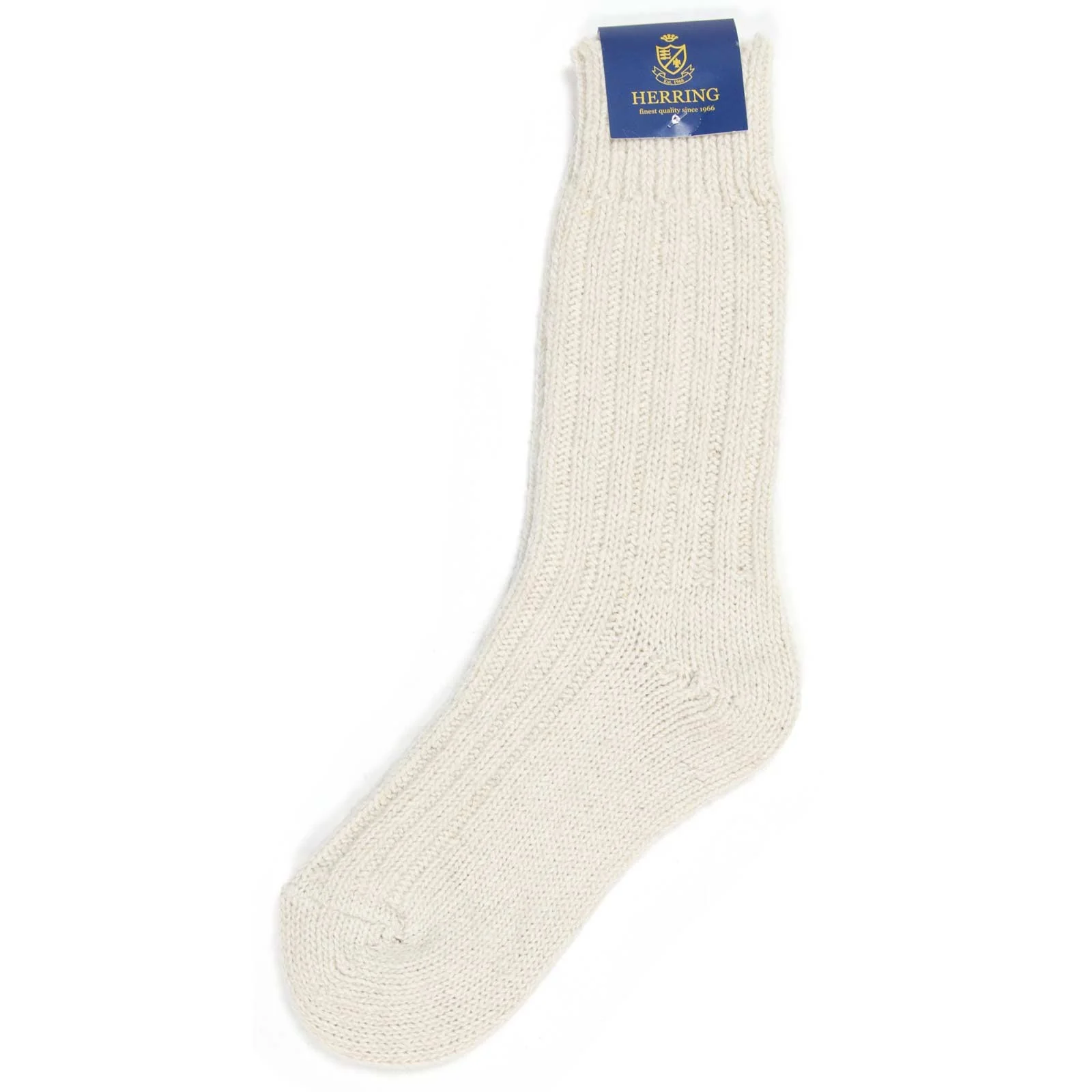 Herring Donegal Wool Sock in ecru - Image 2