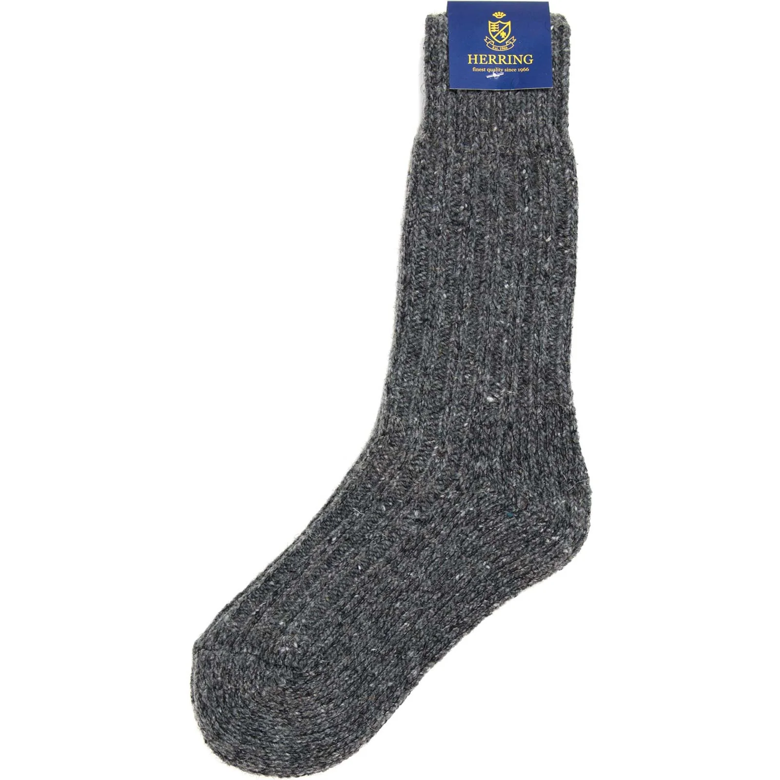 Herring Donegal Wool Sock in grey - Image 2