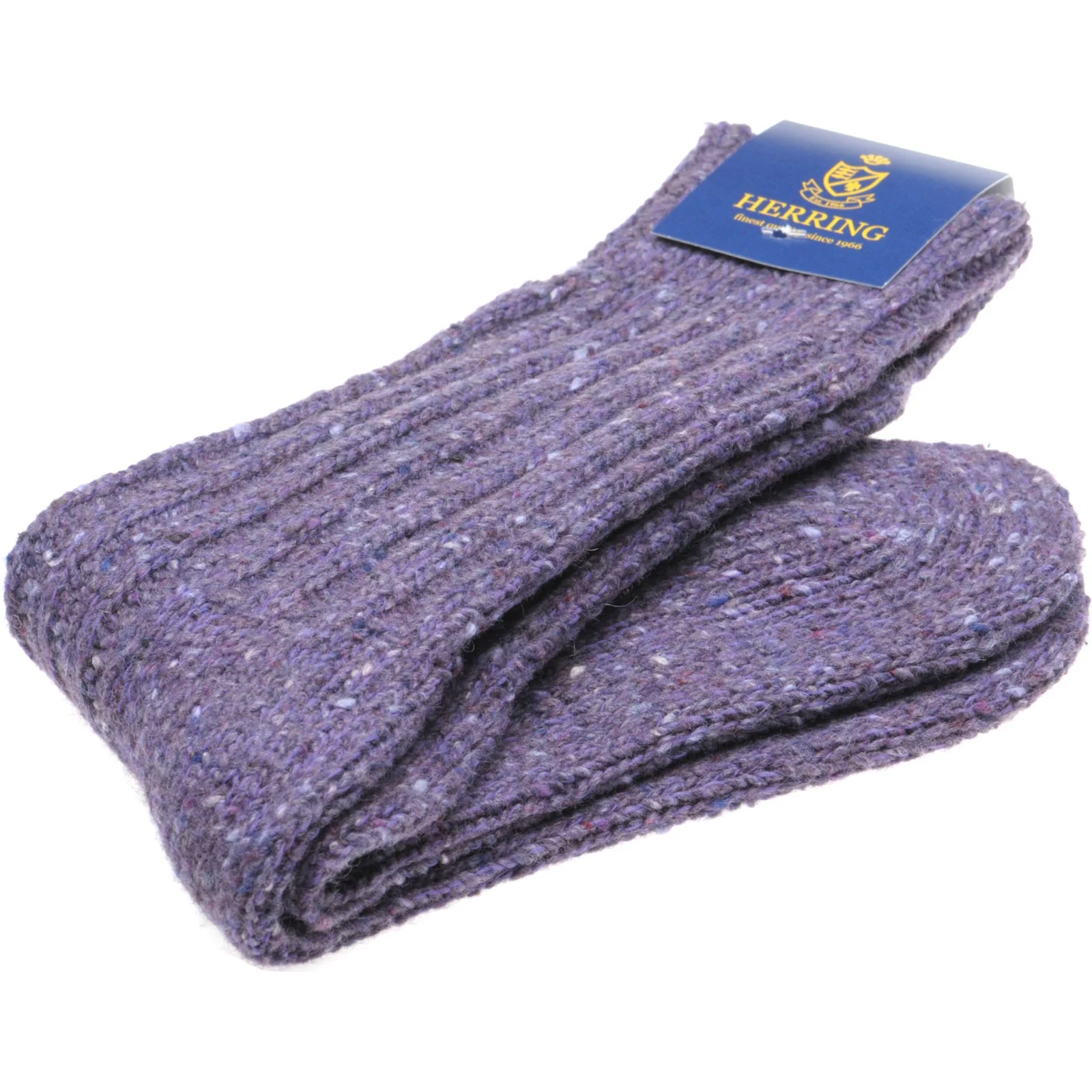 Herring Donegal Wool Sock in lilac