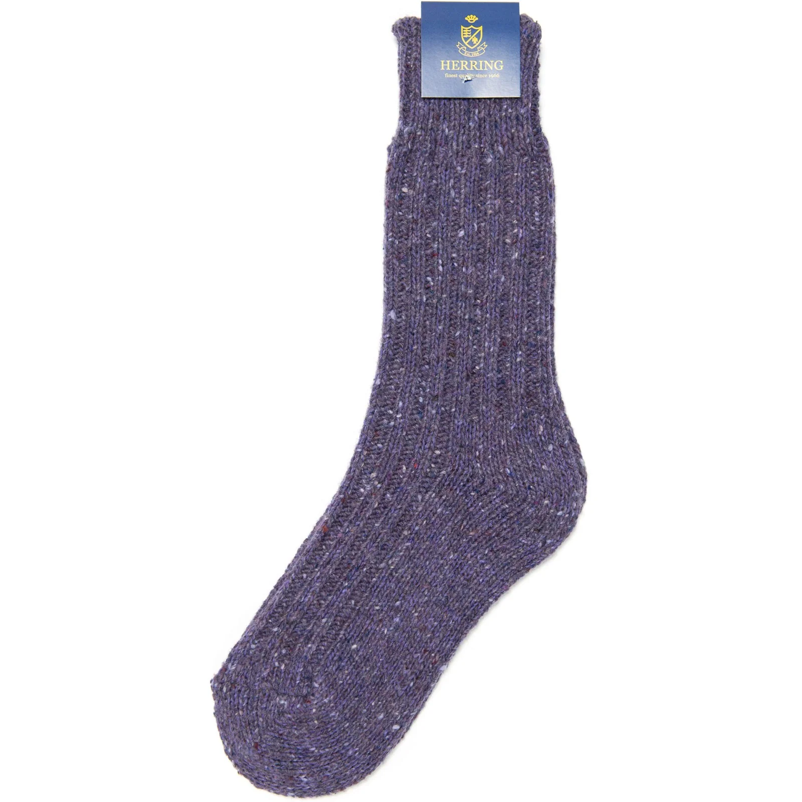 Herring Donegal Wool Sock in lilac - Image 2