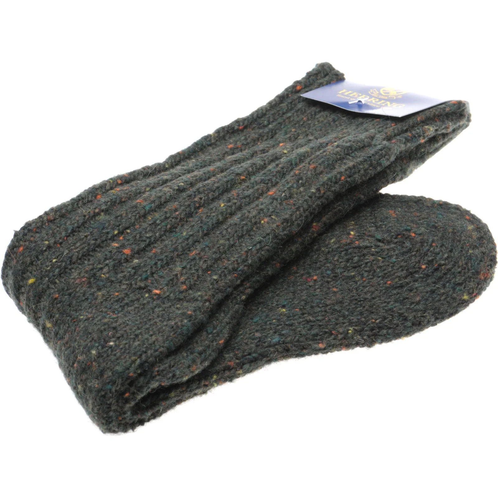 Herring Donegal Wool Sock in seaweed