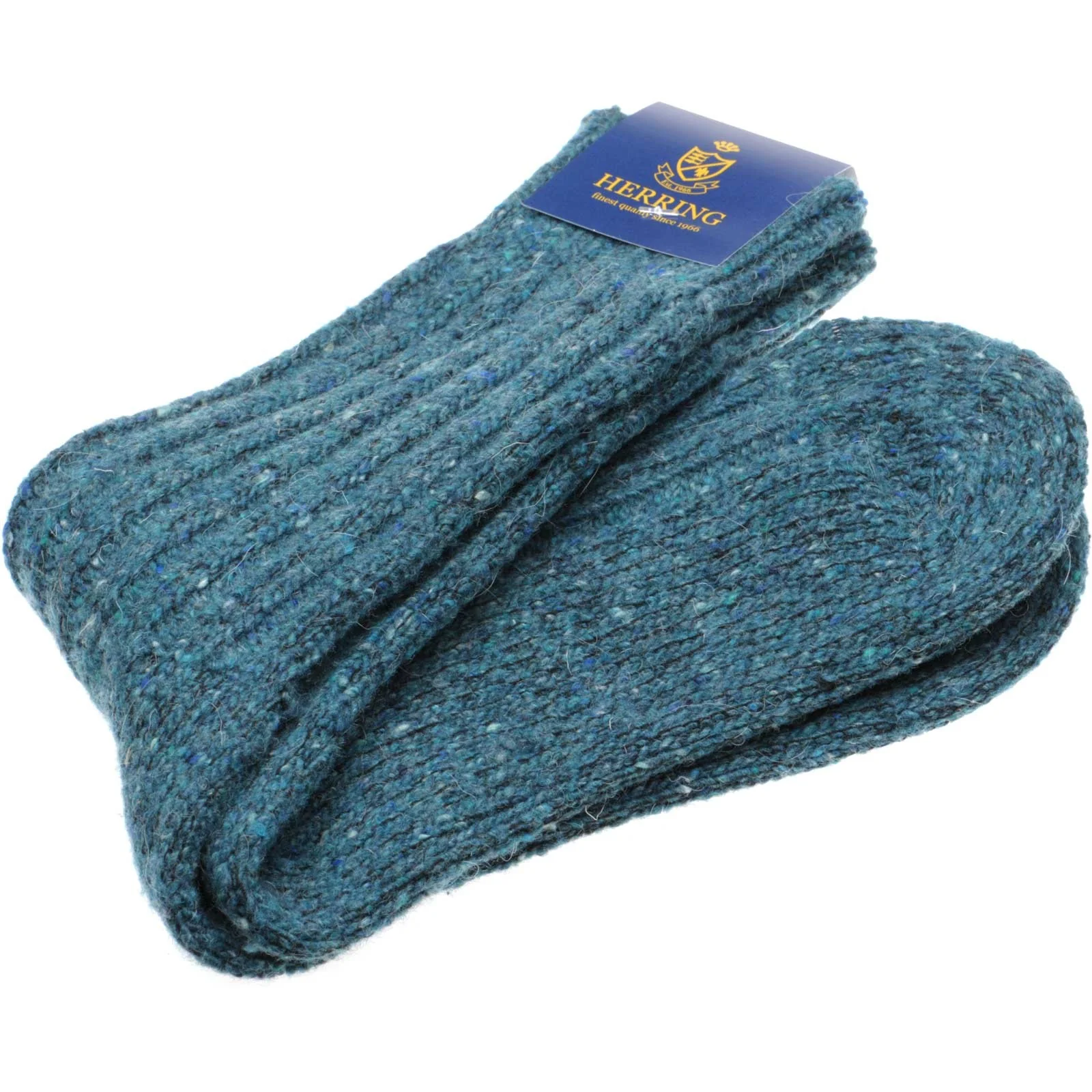 Herring Donegal Wool Sock in teal
