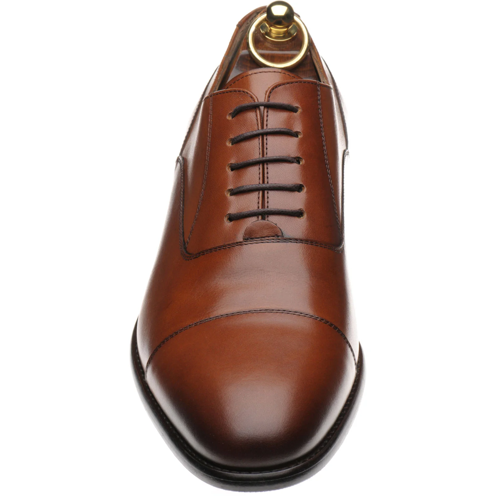 Herring Edgeware II mens hybrid-soled Oxfords in brown calf (second) - Image 2