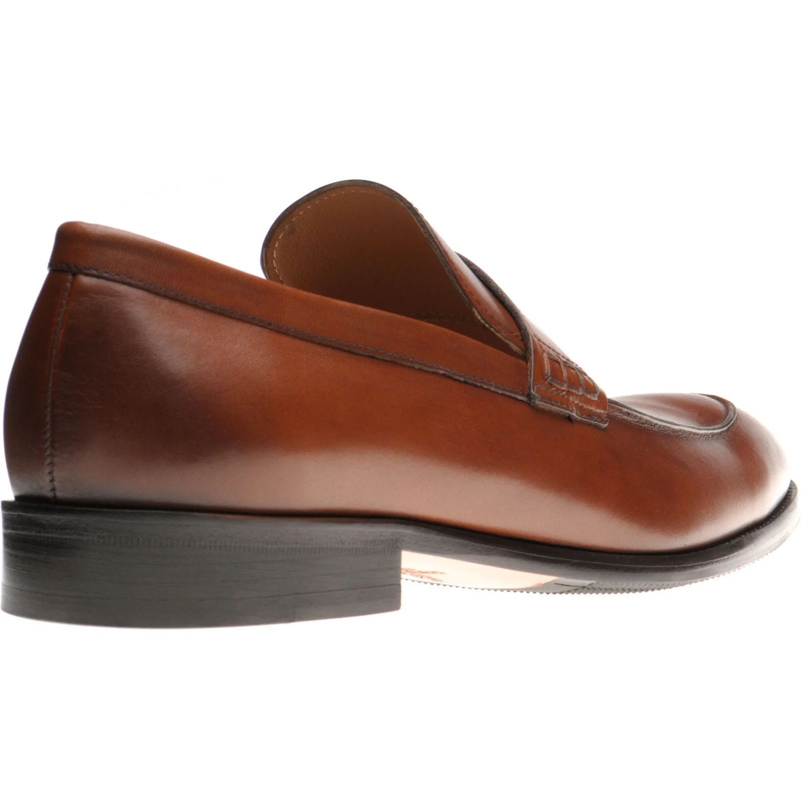 Herring Edmonton II mens hybrid-soled loafers in brown calf (second) - Image 4