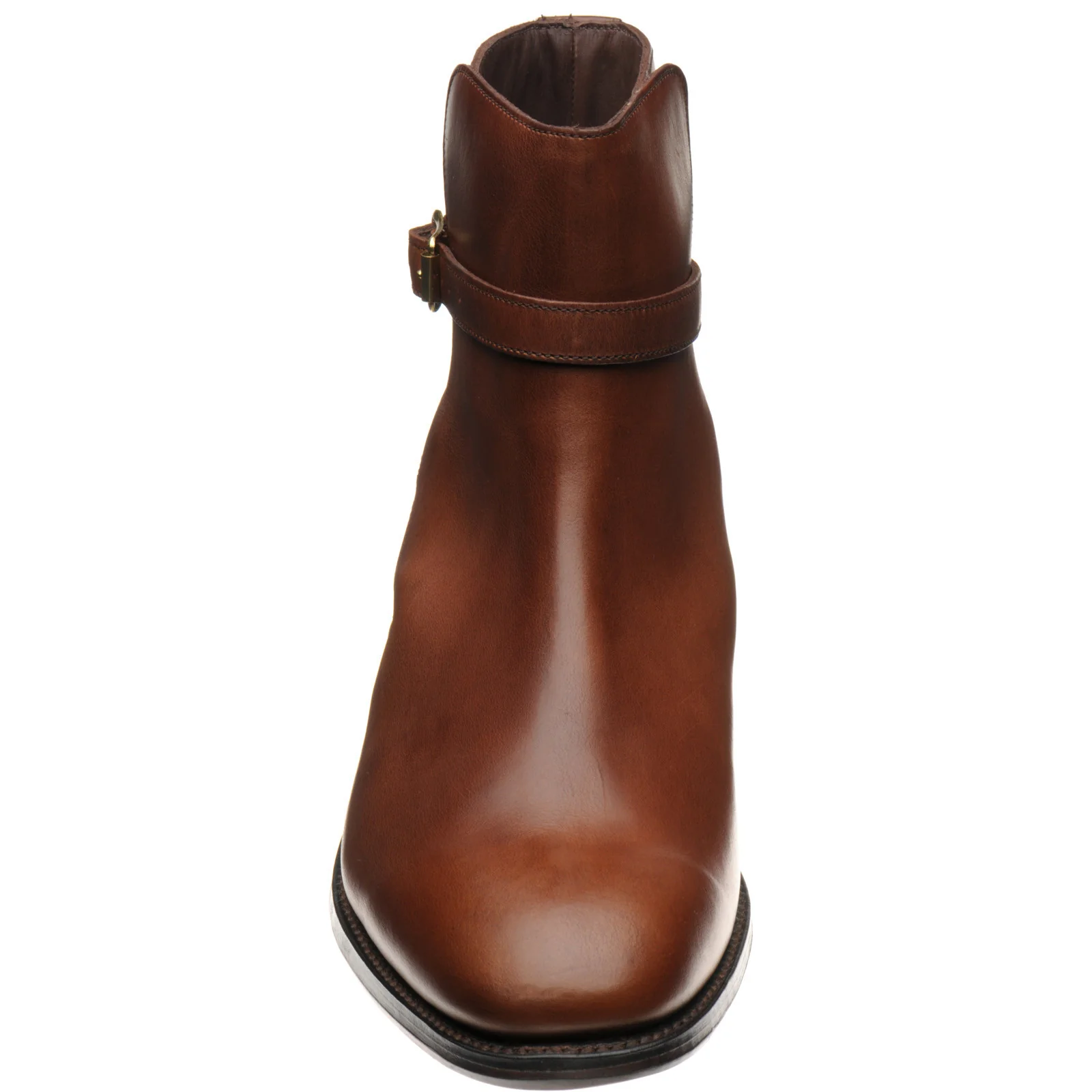 Herring George mens boots in brown waxy - Image 2