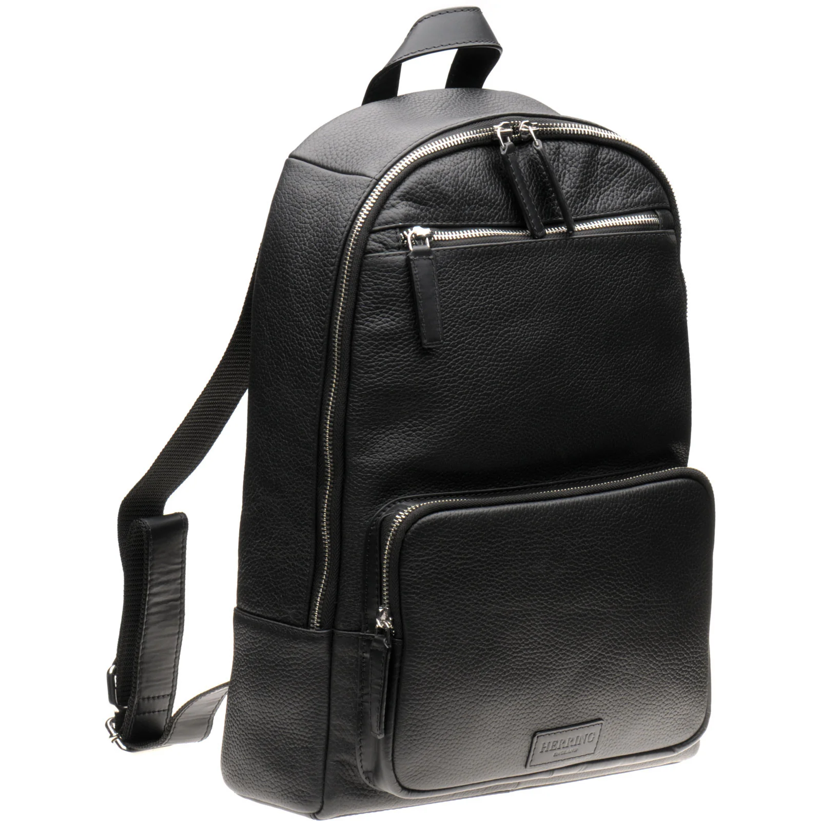 Herring Grantley Backpack in black grain