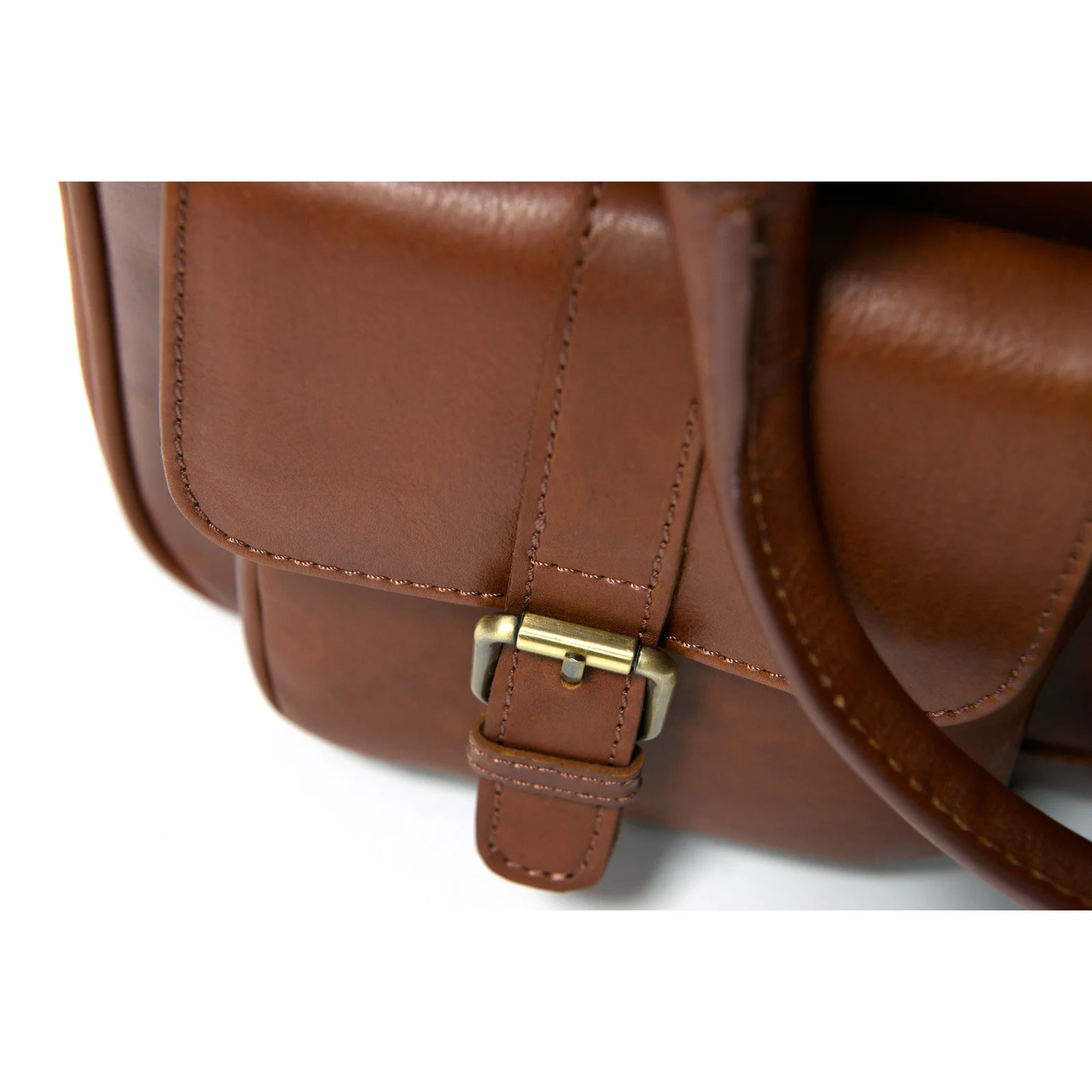 Herring Harlesden Briefcase in dark chestnut - Image 6
