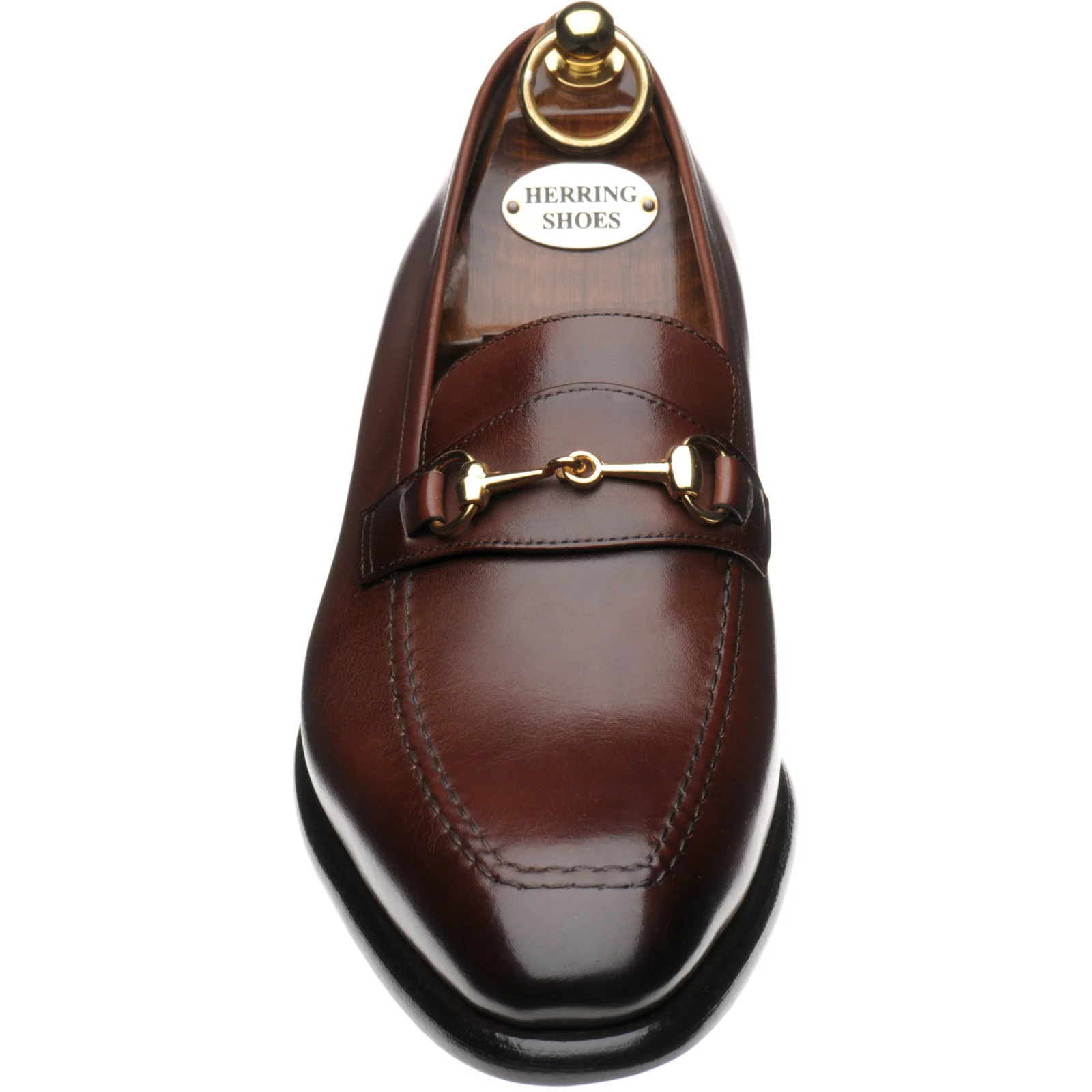 Herring Harlington mens loafers in brown calf - Image 2