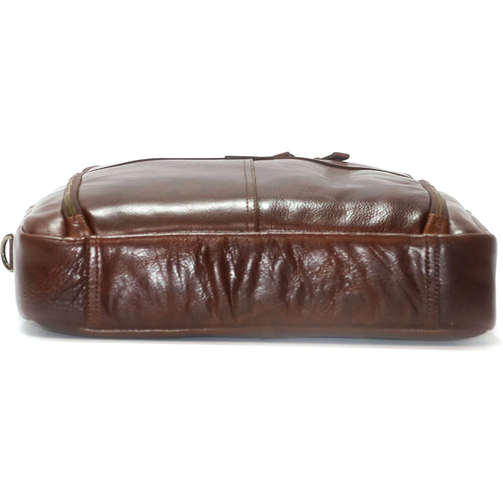 Herring Harwich Briefcase in mahogany grain - Image 6