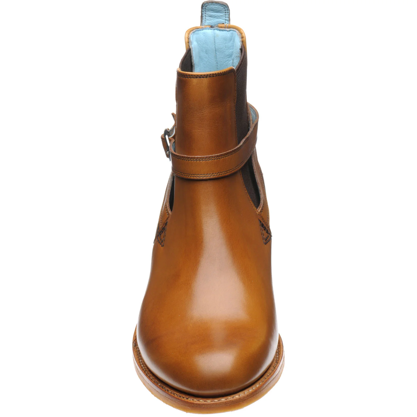Herring Jodie ladies rubber-soled Chelsea boots in cedar calf with cedar strap - Image 2