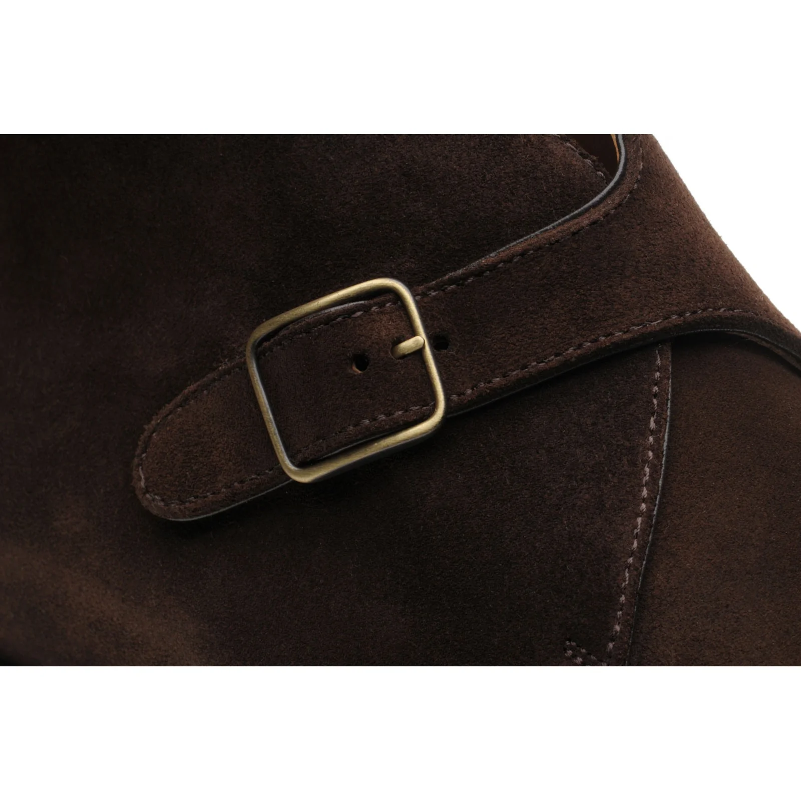 Herring Kingston II mens rubber-soled boots in brown oiled suede - Image 4