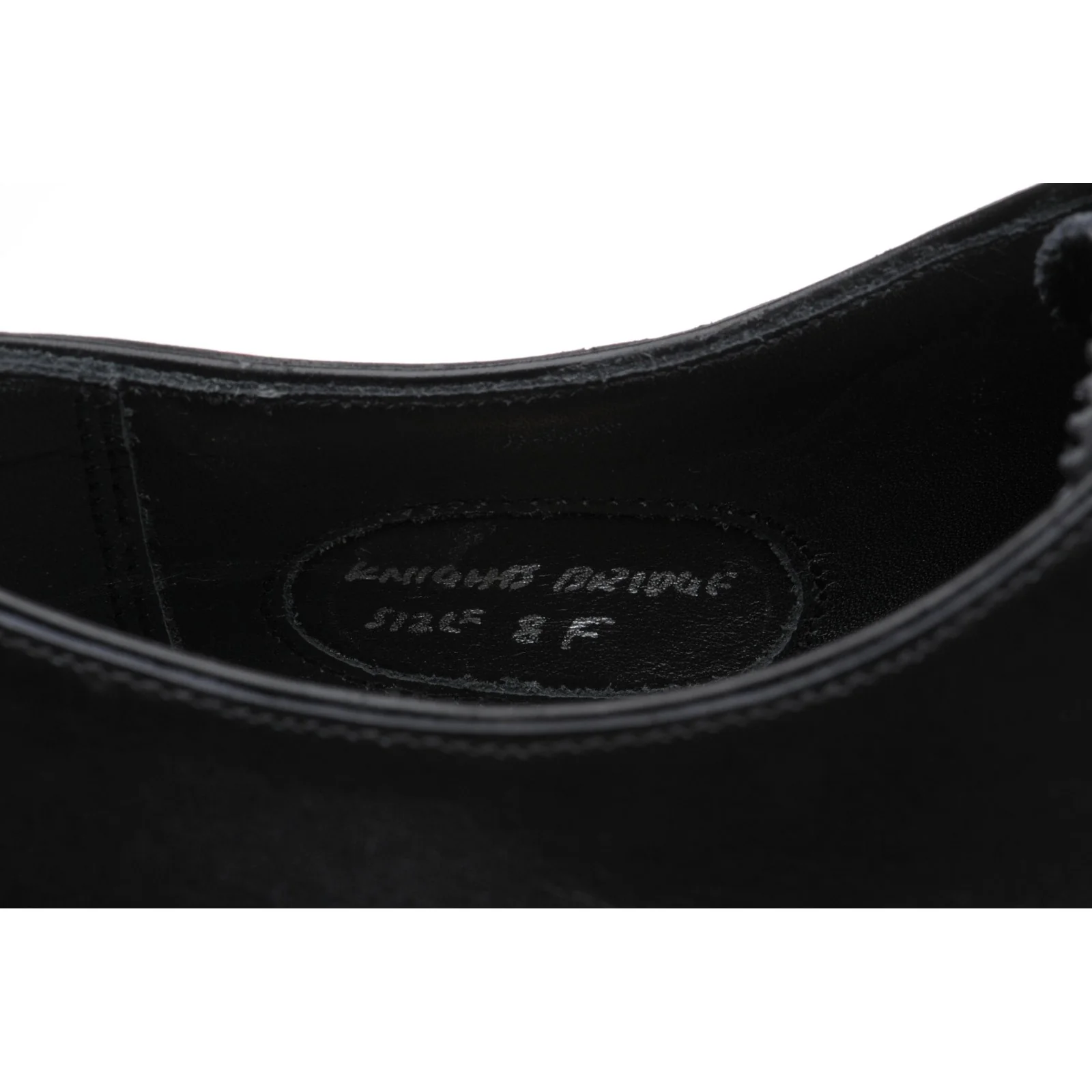 Herring Knightsbridge (Oxford) mens Oxfords in black calf - Image 4