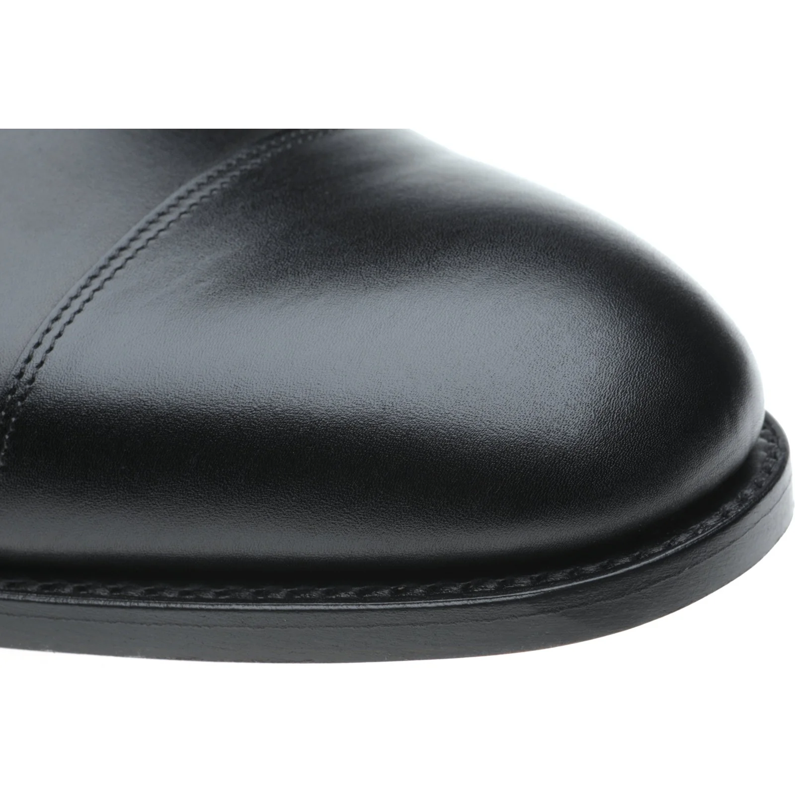 Herring Knightsbridge (Oxford) mens Oxfords in black calf - Image 5
