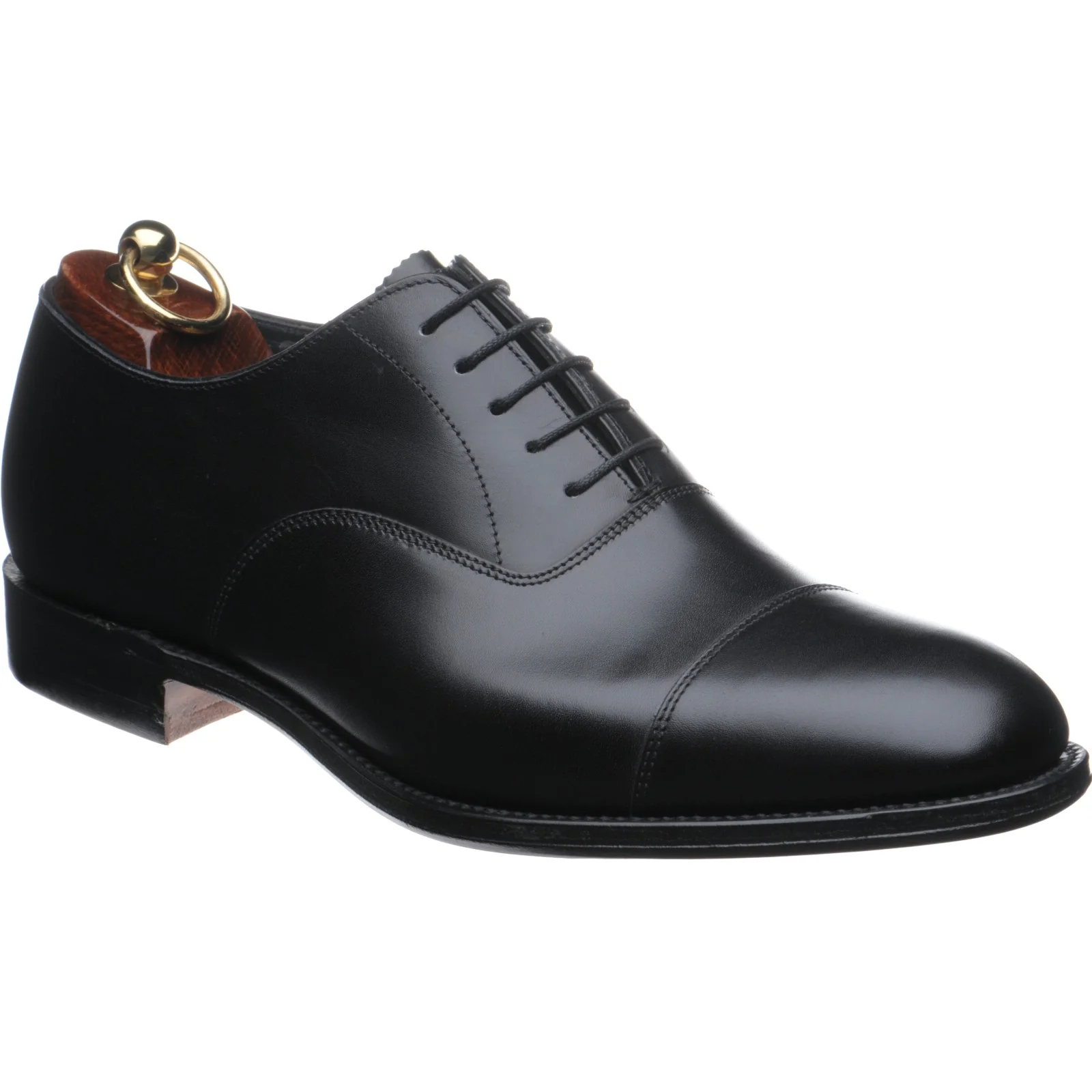 Herring Knightsbridge (Oxford) mens Oxfords in black calf (second)