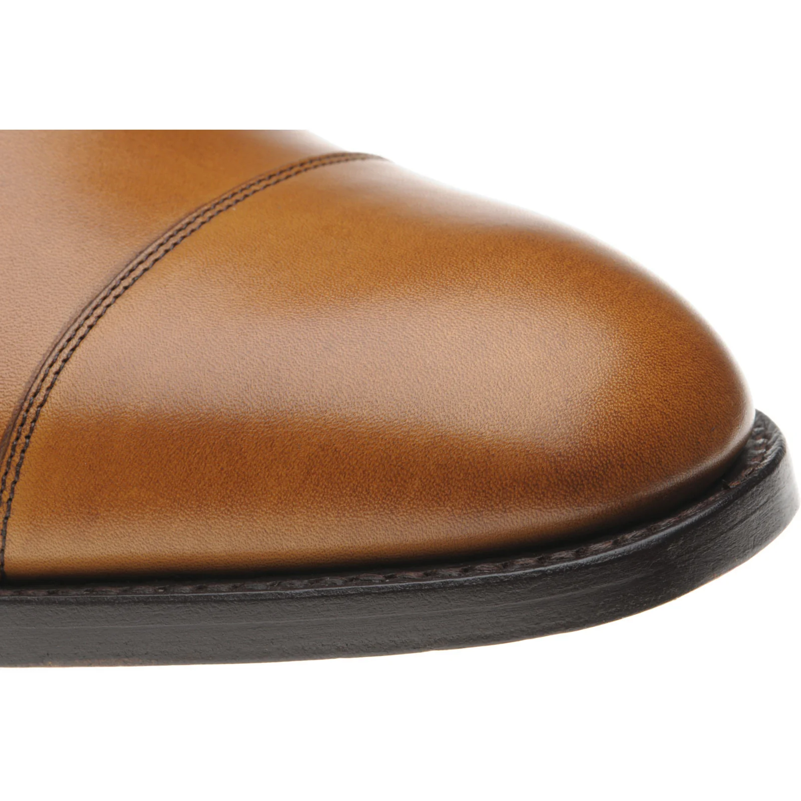 Herring Knightsbridge (Oxford) mens Oxfords in chestnut burnished calf - Image 5