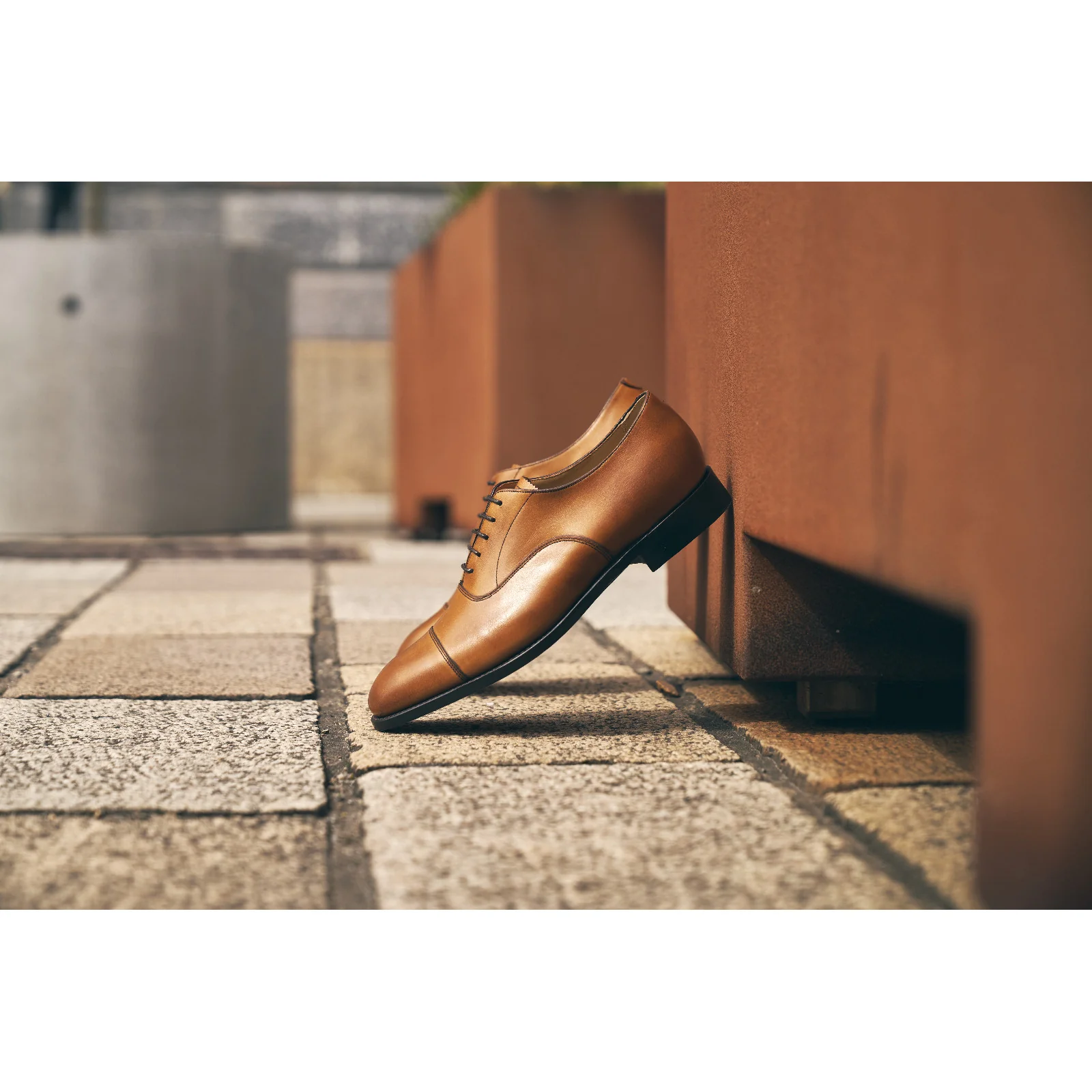 Herring Knightsbridge (Oxford) mens Oxfords in chestnut burnished calf - Image 6