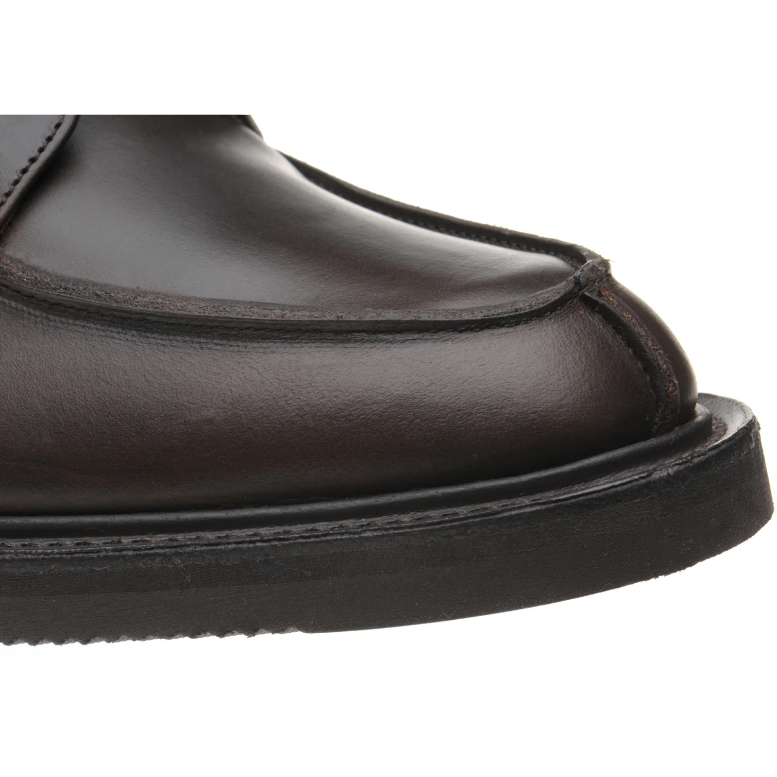 Herring Lawrence II mens rubber-soled boots in dark brown cutter - Image 5