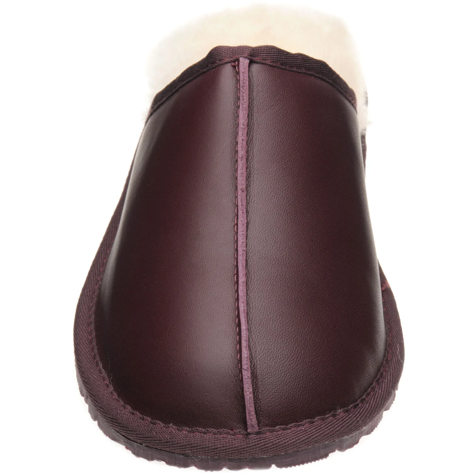 Herring Logan rubber-soled slippers in burgundy - Image 2