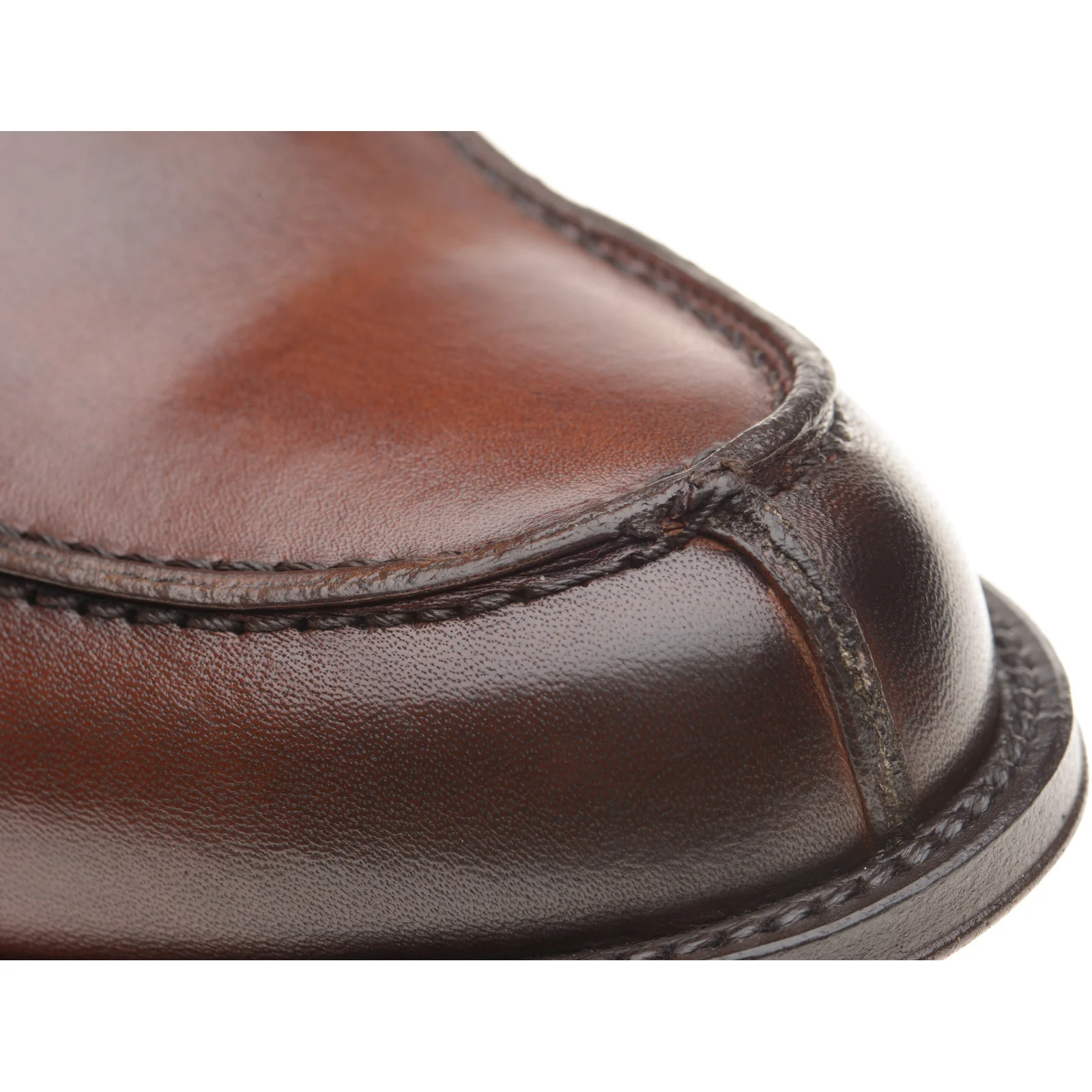 Herring Lombardo mens hybrid-soled loafers in brown calf - Image 5